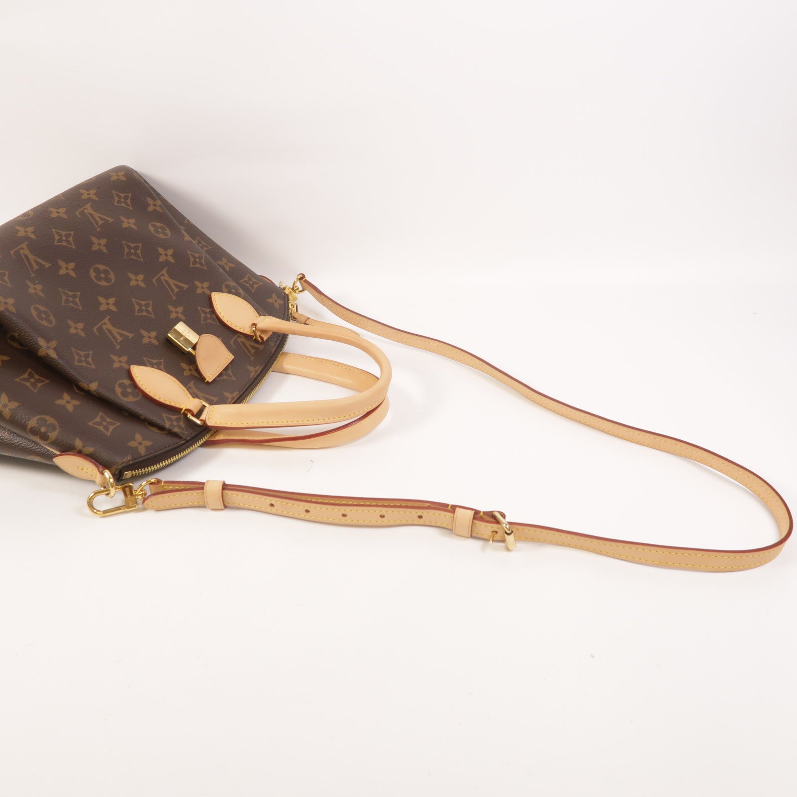 LOUIS VUITTON Monogram Rivoli PM手挽肩背兩用袋