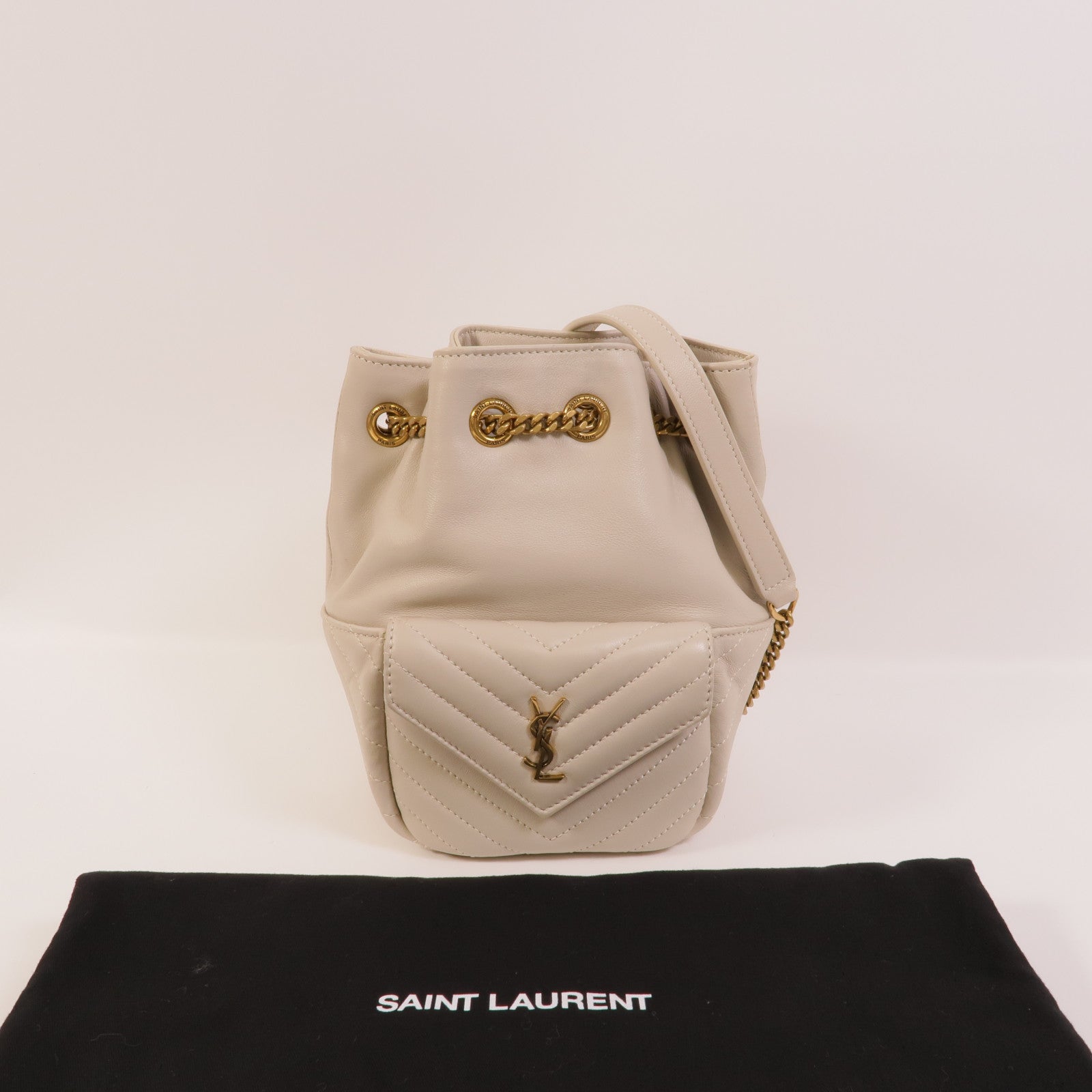 SAINT LAURENT 羊皮皮革Joe Nano肩背袋