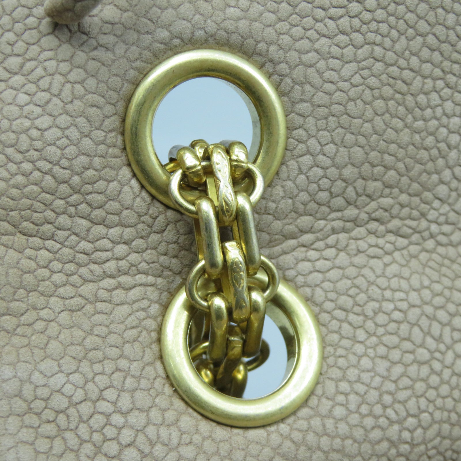 CHANEL 【激減優惠】菱格麂皮皮革2.55 Chain Shoulder Bag金扣鏈帶肩背袋啡色
