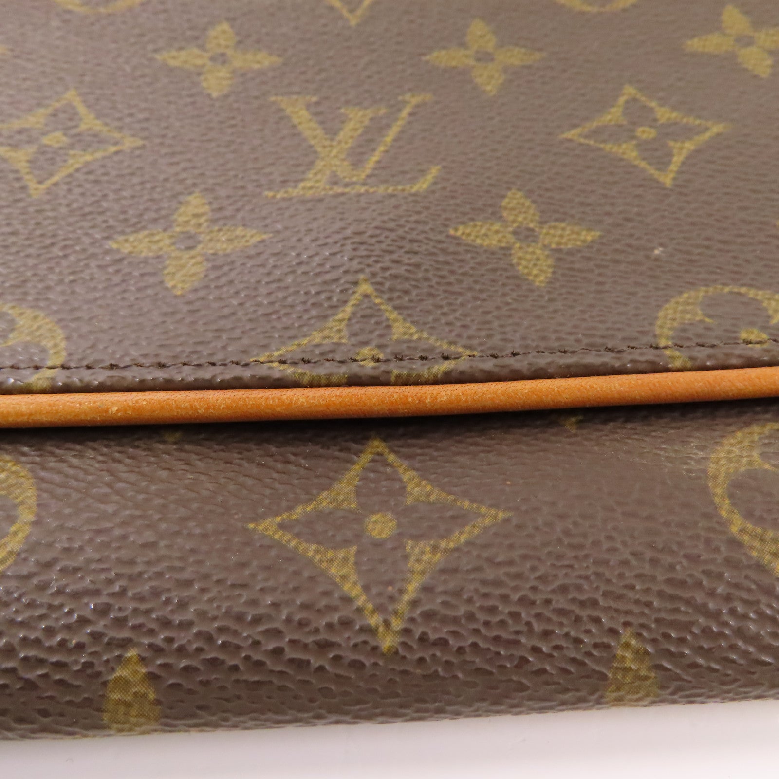 LOUIS VUITTON Monogram Pochette Twin GM金扣肩背袋