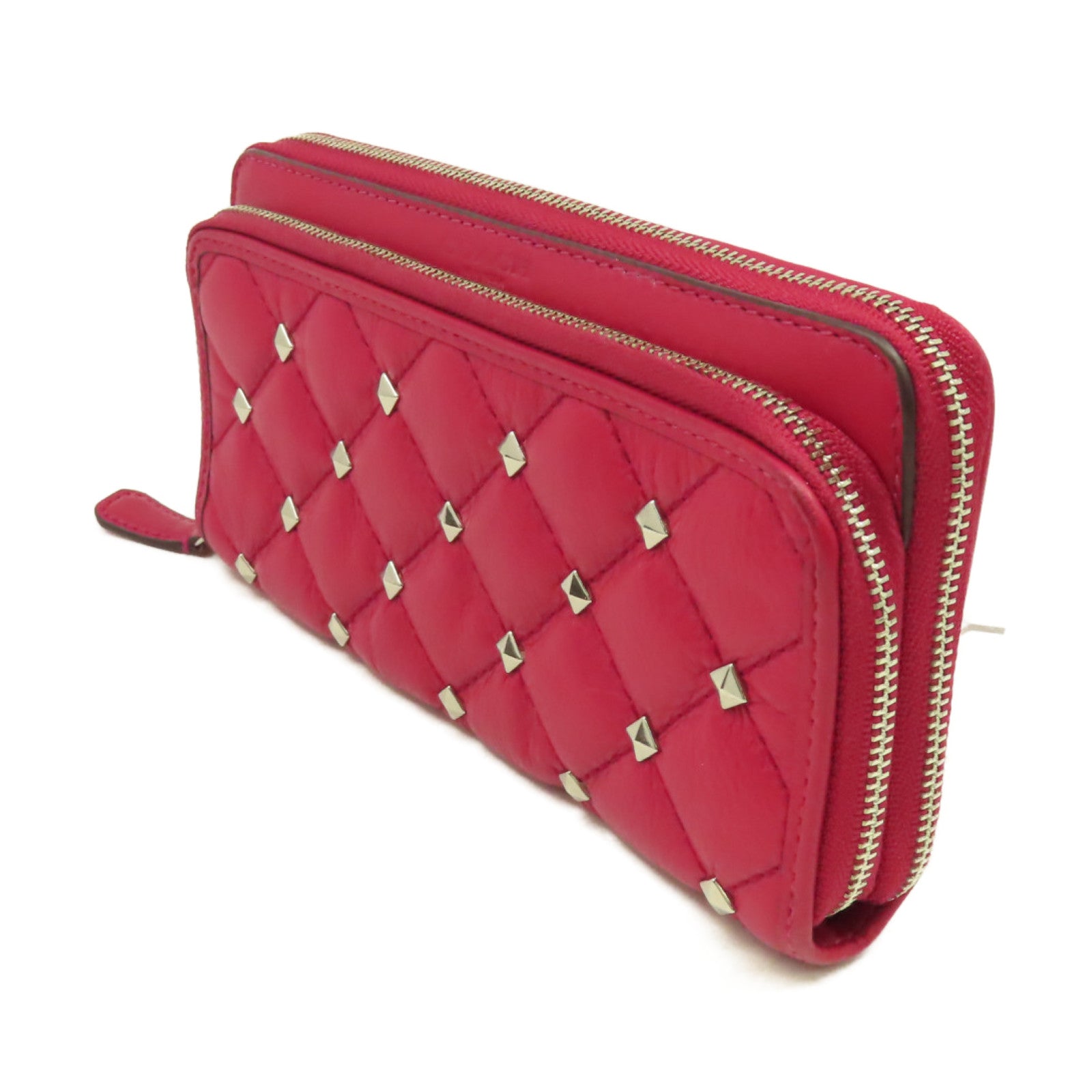 COACH 【激減優惠】牛皮皮革Zipper Long Wallet拉鏈長錢包酒紅色