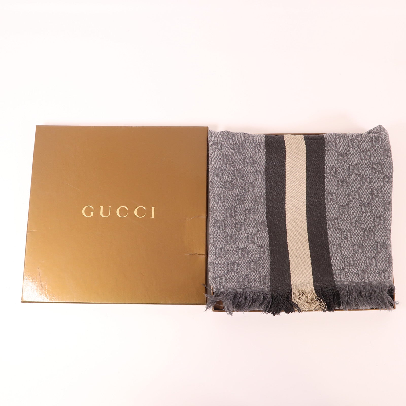 GUCCI 羊毛/絲質Scarf圍巾