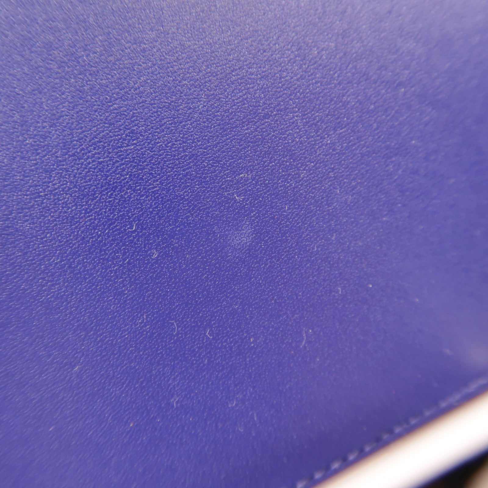 HERMES Tadelakt皮革Della Cavalleria Mini銀扣肩背袋Bleu Saphir