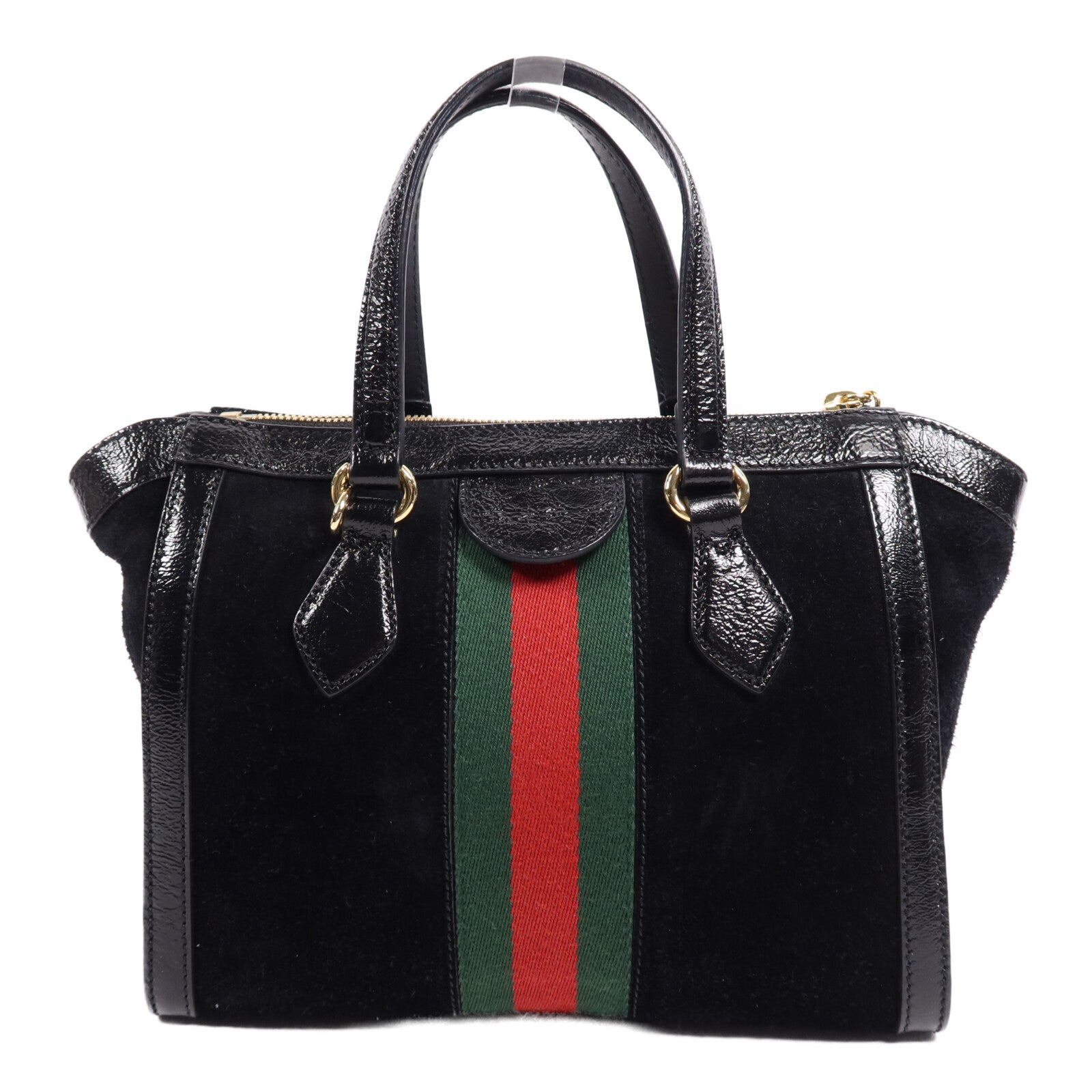 GUCCI 麂皮皮革Chain Shoulder Bag金扣手挽肩背兩用袋