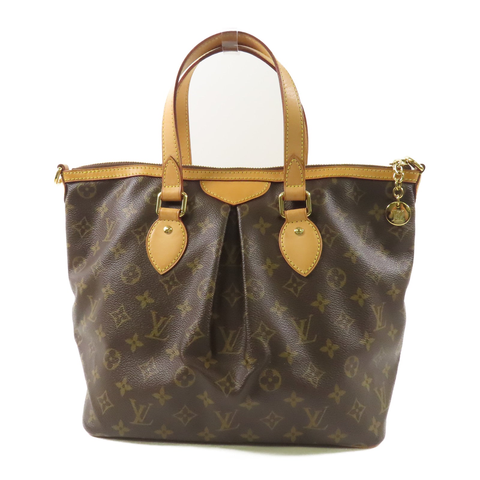LOUIS VUITTON Monogram Palermo PM金扣手挽肩背兩用袋