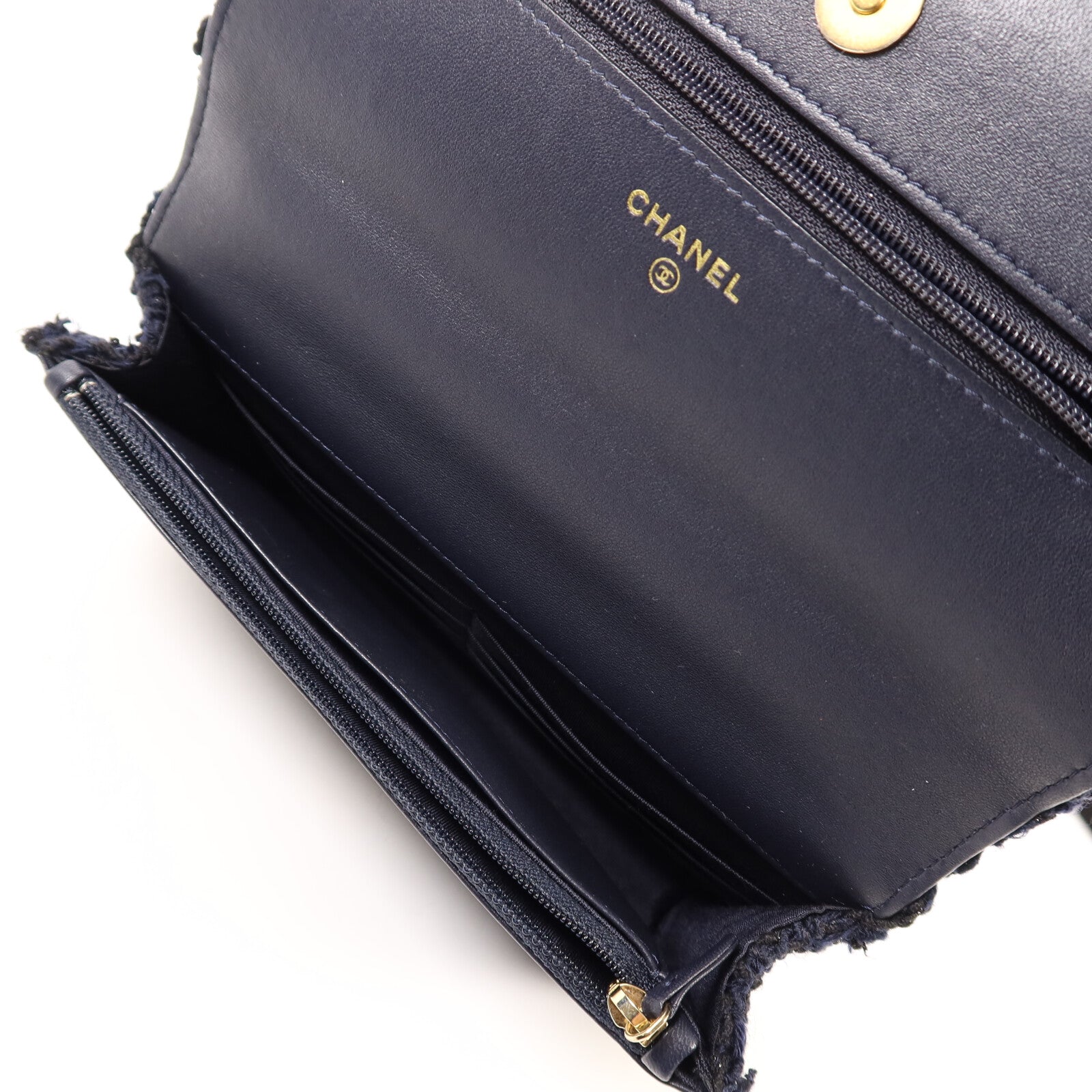 CHANEL Tweed Wallet On Chain手挽肩背兩用袋