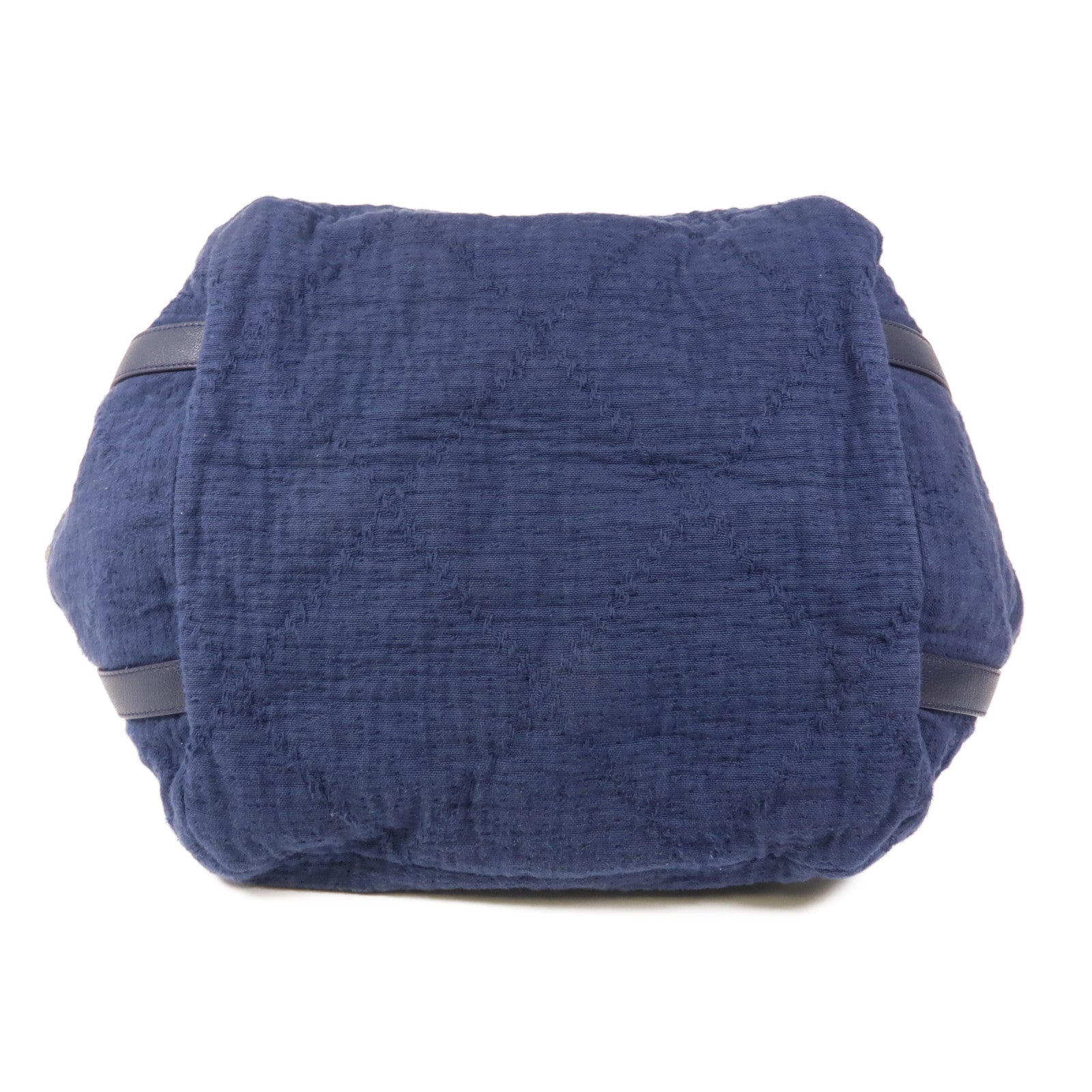 CHANEL 帆布Chain Shoulder銀扣鏈帶肩背袋