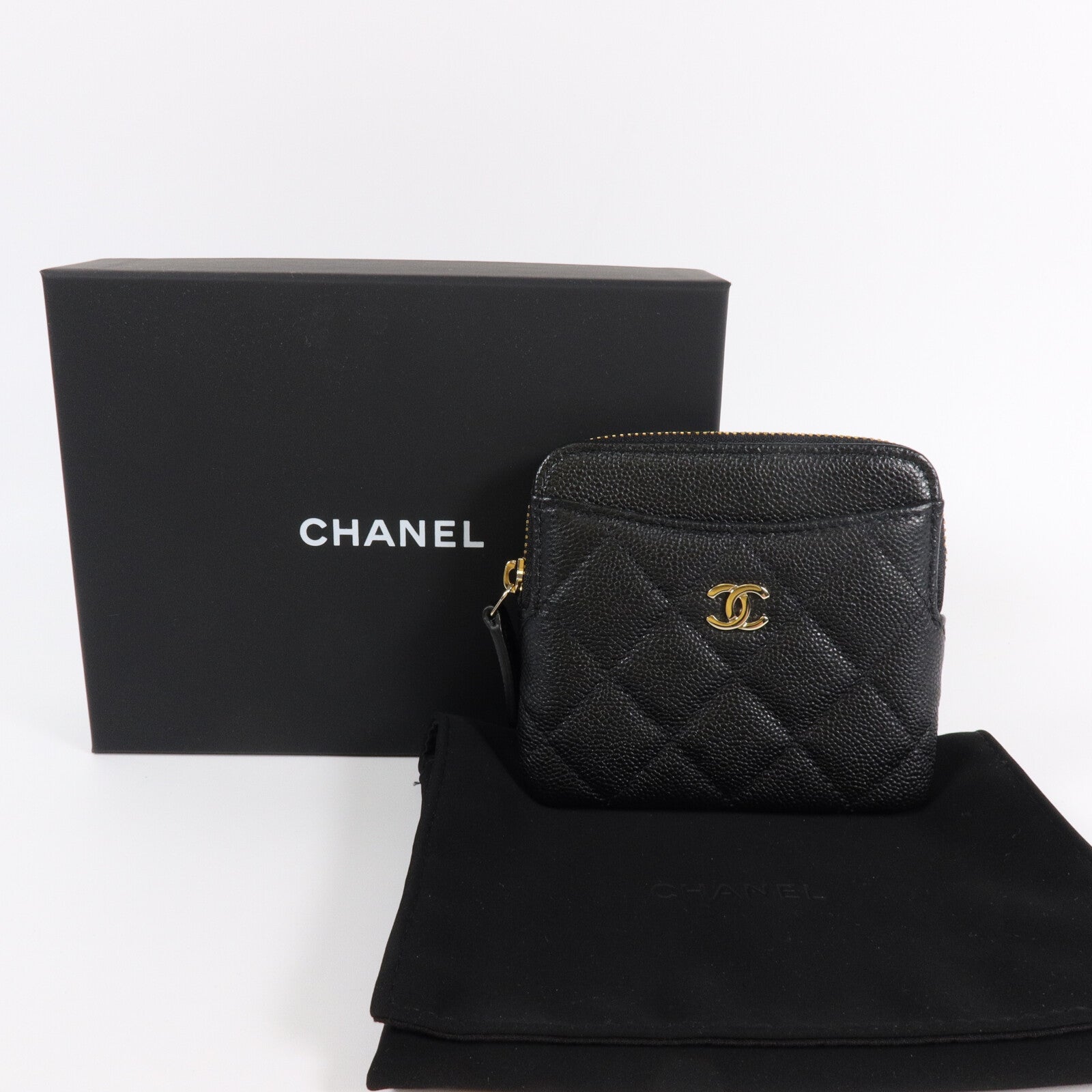 CHANEL 牛皮皮革Coin/Card Purse零錢包/卡片套