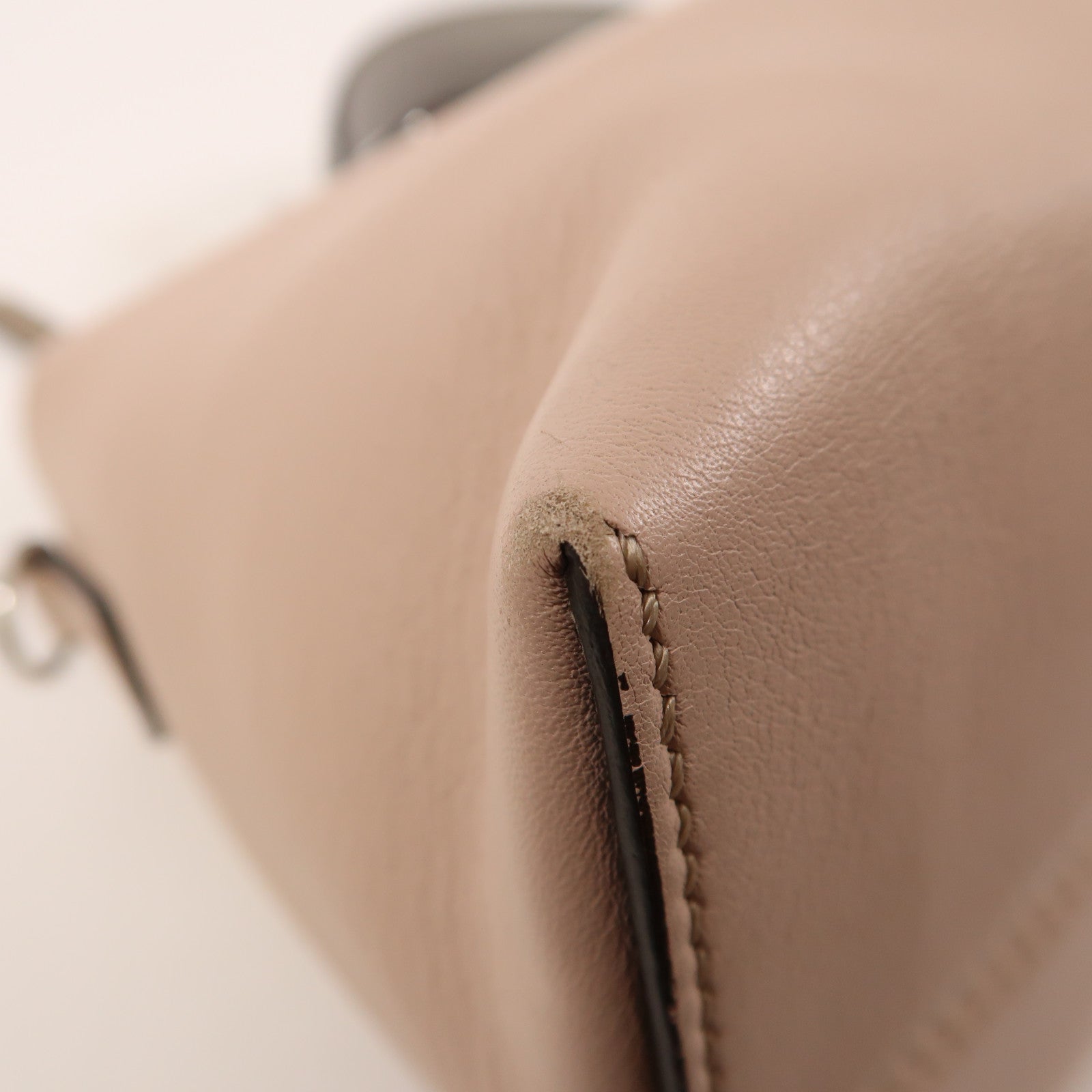 FENDI 牛皮皮革By The Way銀扣手挽肩背兩用袋