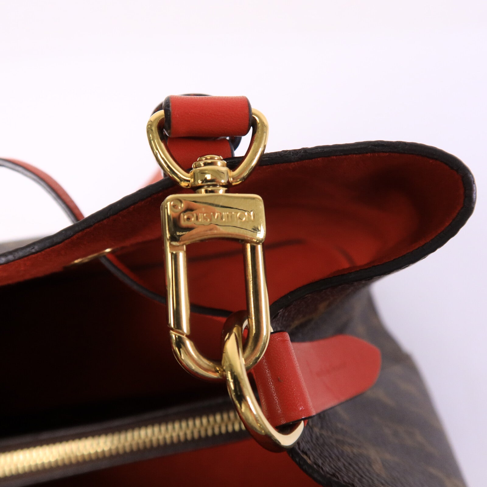 LOUIS VUITTON Monogram NeoNoe MM肩背袋Coquelicot