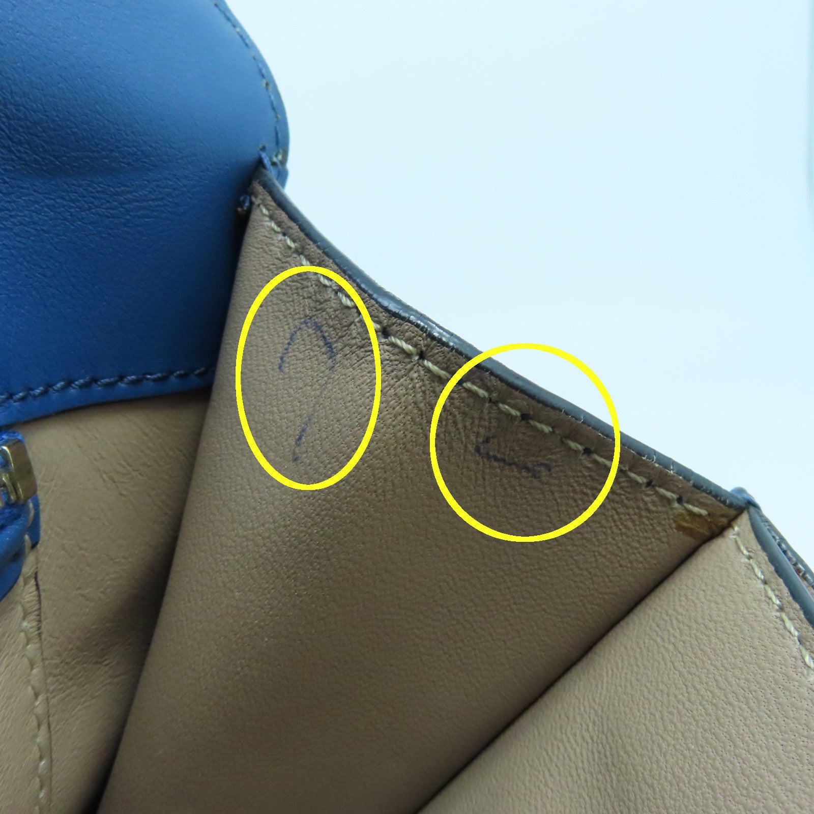 Valentino 【激減優惠】牛皮皮革Shoulder Bag銀扣肩背袋藍色