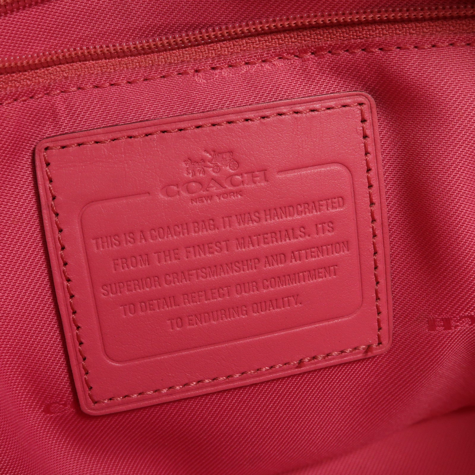 COACH 牛皮皮革2 Way Shoulder手挽肩背兩用袋