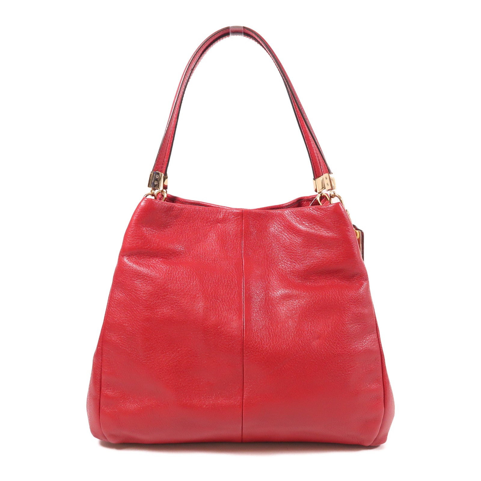 COACH 皮革Shoulder Bag金扣肩背袋