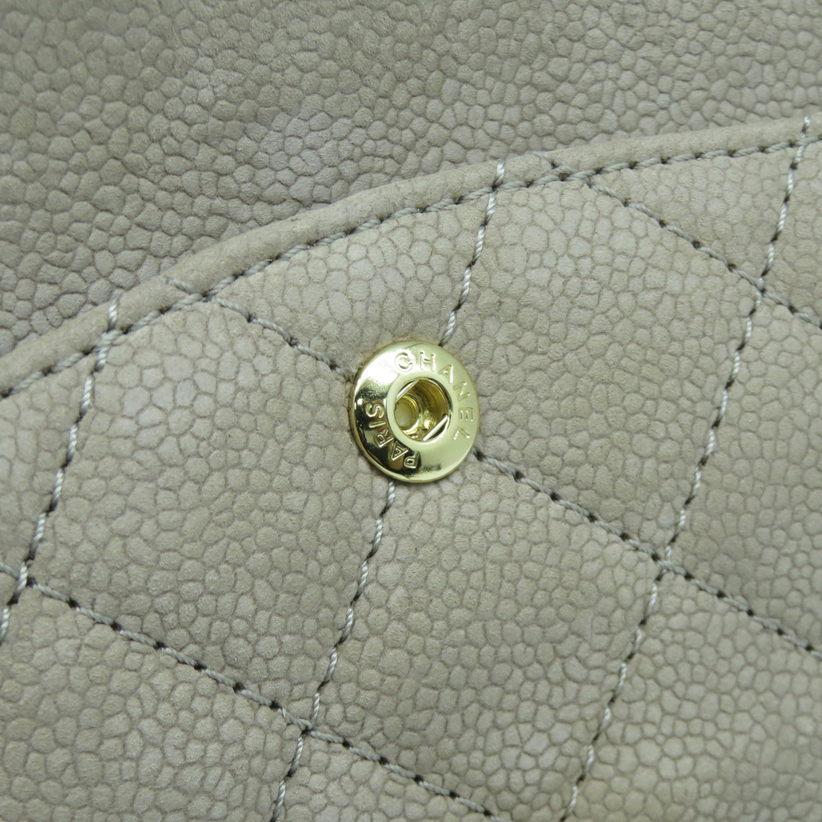 CHANEL 【激減優惠】菱格麂皮皮革2.55 Chain Shoulder Bag金扣鏈帶肩背袋啡色