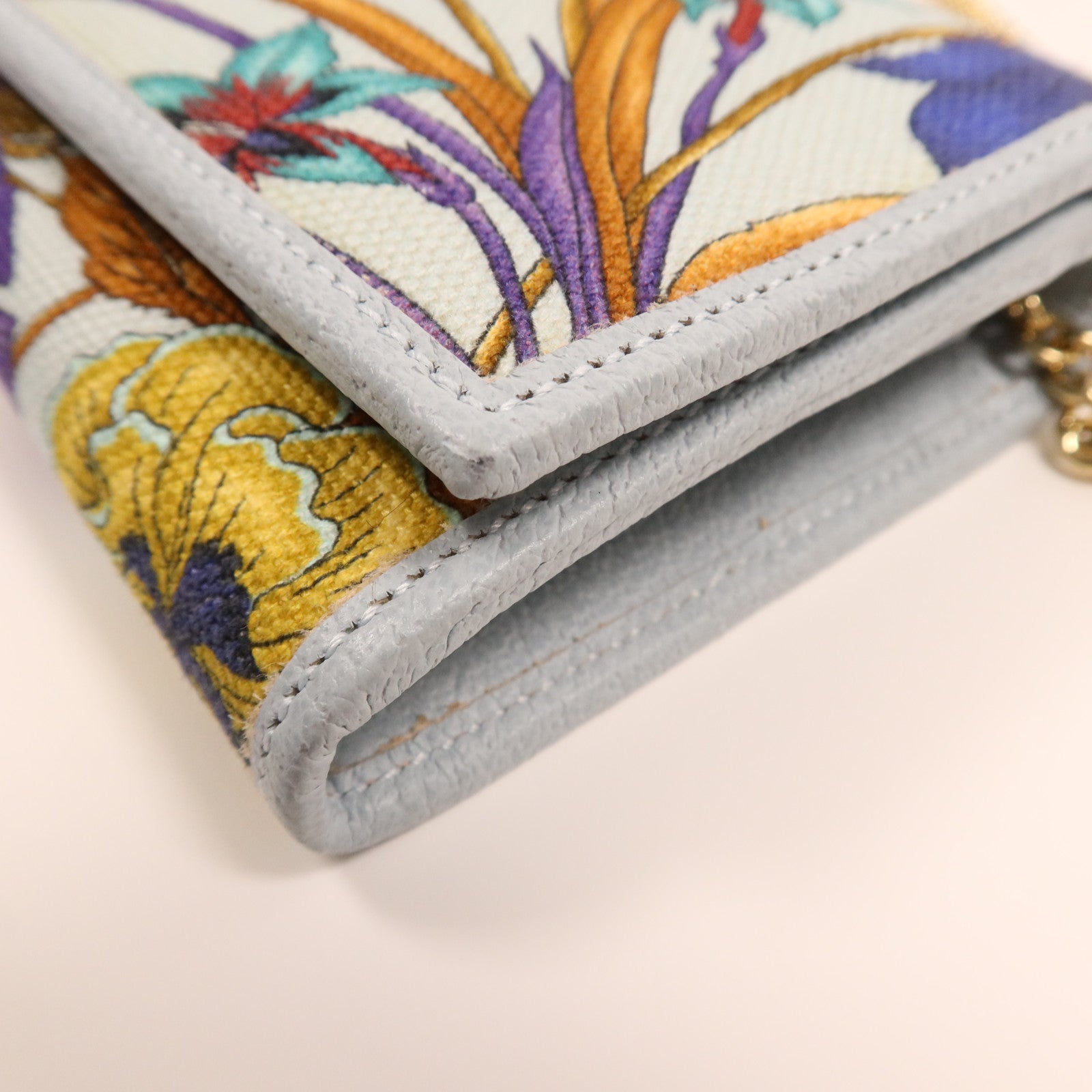 GUCCI 帆布Chain Shoulder Bag金扣鏈帶肩背袋