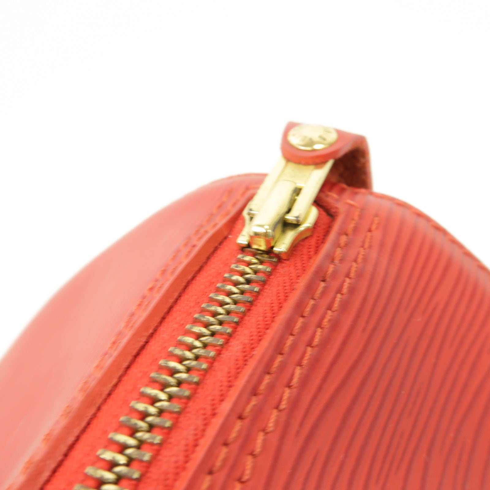 LOUIS VUITTON Epi Speedy 25金扣手挽袋紅色