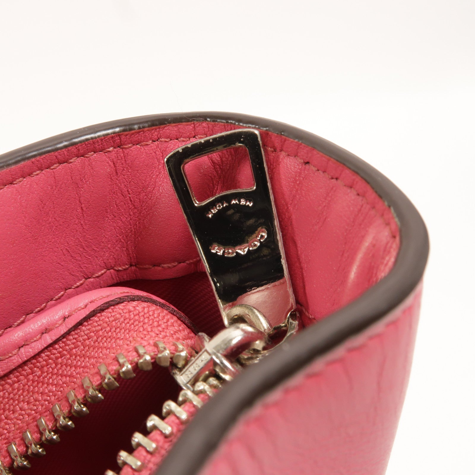 COACH 牛皮皮革2 Way Shoulder手挽肩背兩用袋