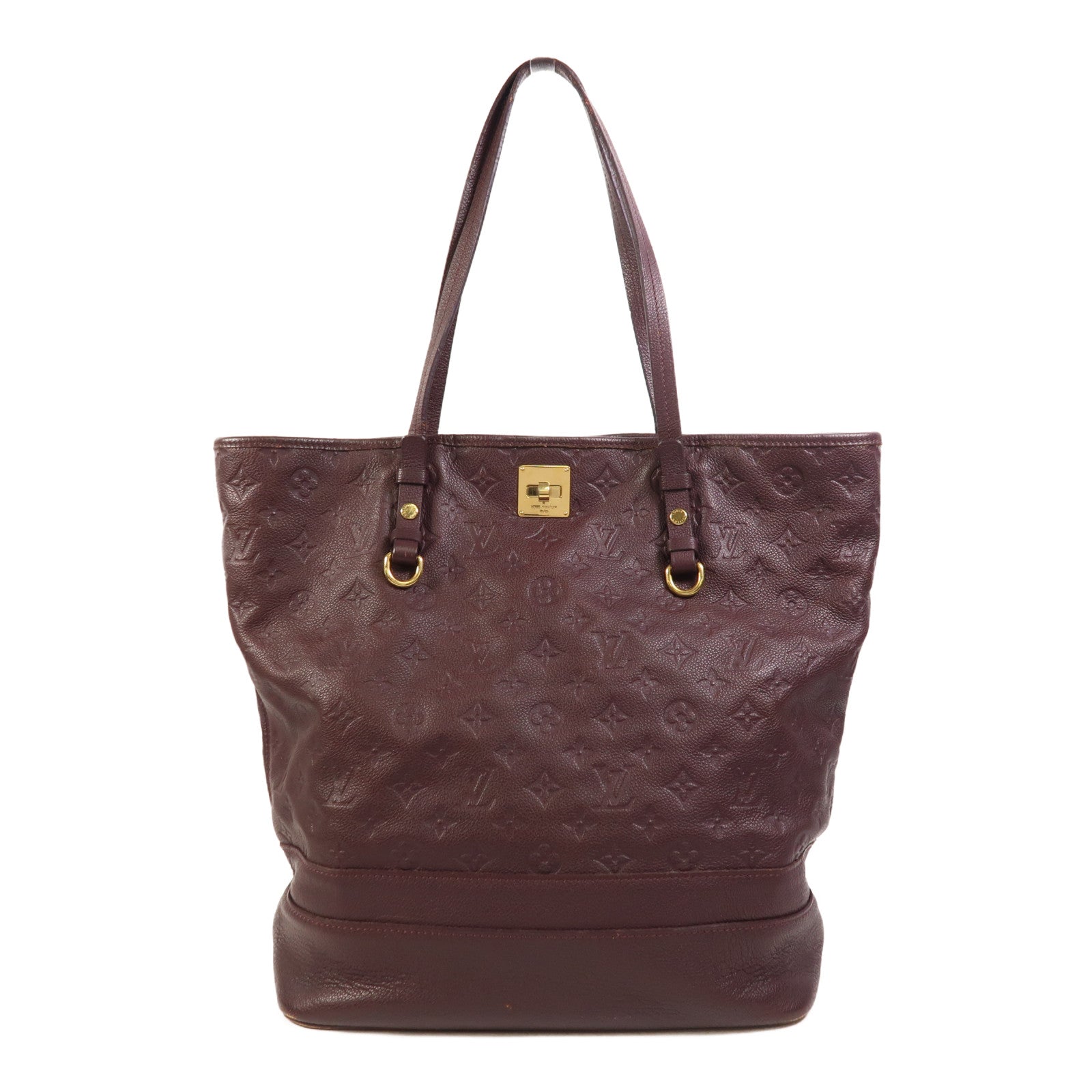 LOUIS VUITTON Monogram Empreinte Citadine PM金扣肩背袋