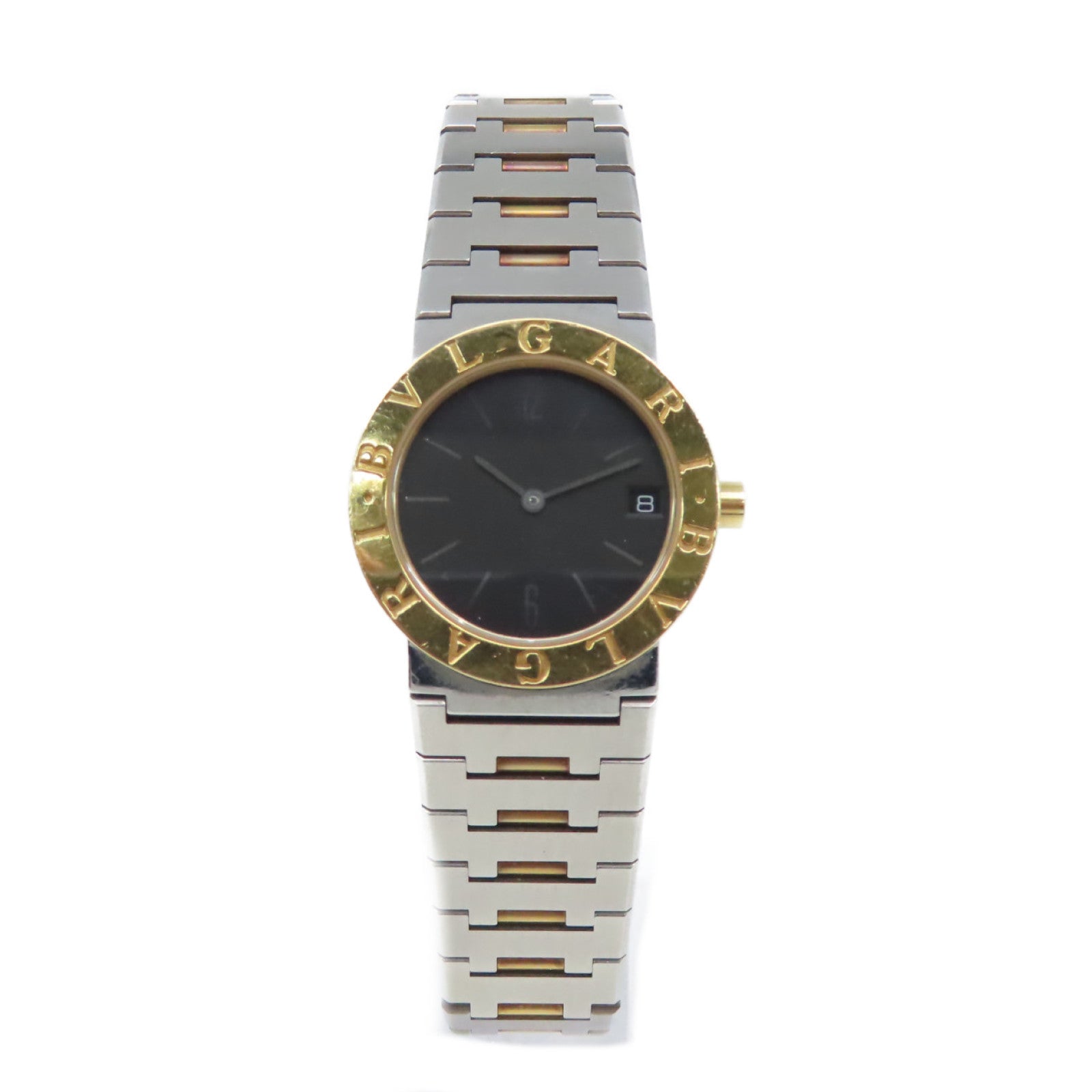 BVLGARI 【激減優惠】Bvlgari Watch 18K黃金/不鏽鋼石英機芯手錶黑色/銀色/金色