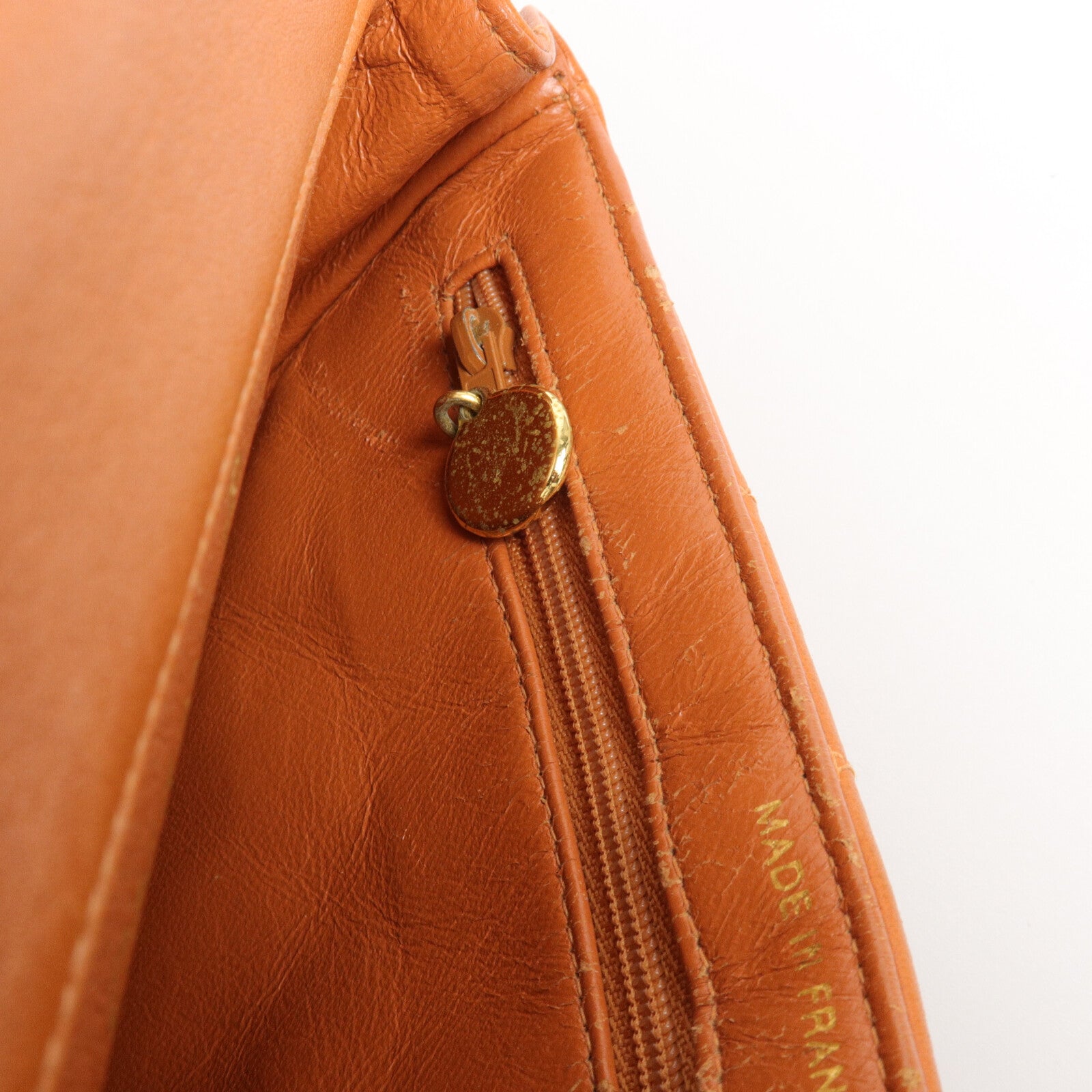 CHANEL 羊皮皮革Vintage Chain Shoulder鏈帶肩背袋