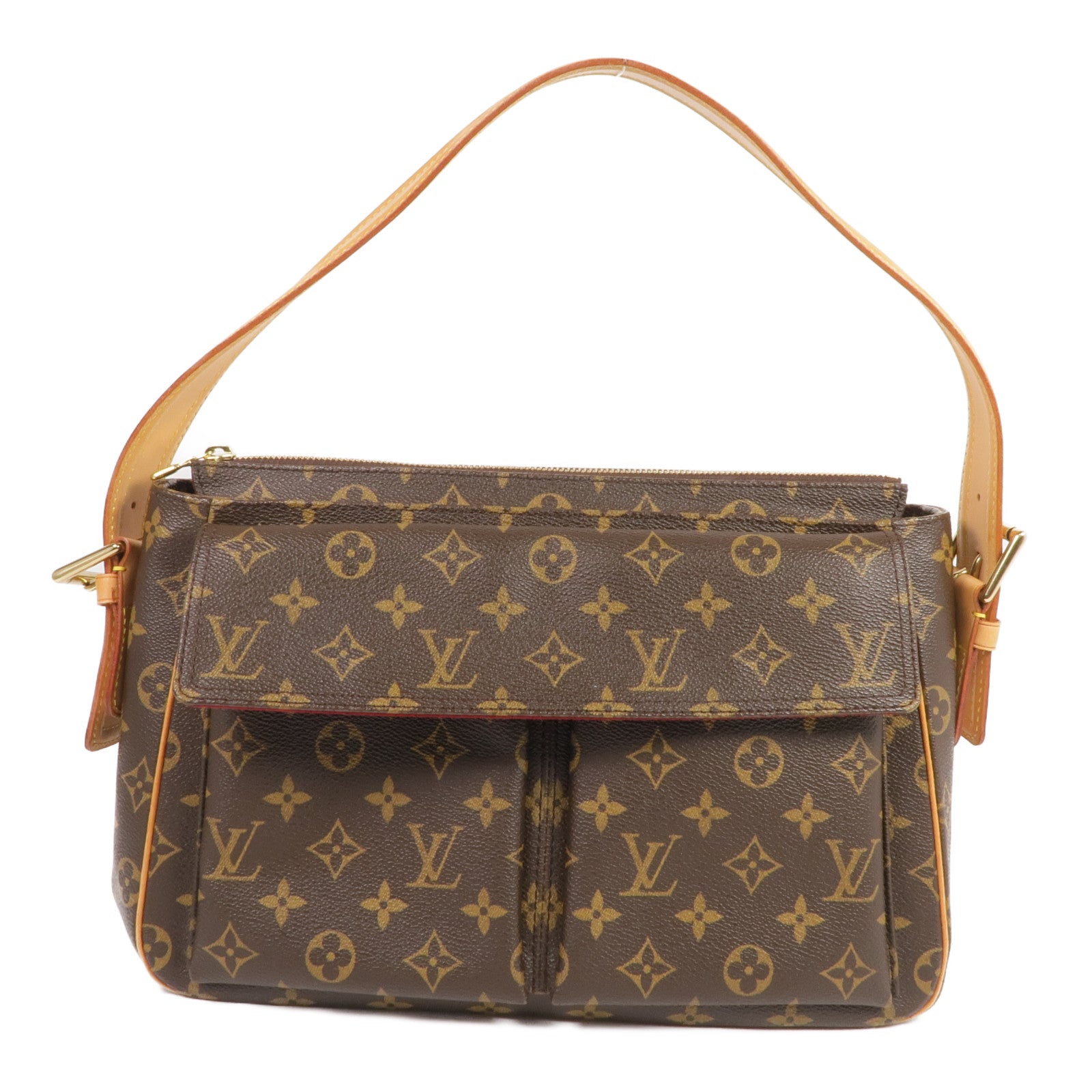 LOUIS VUITTON Monogram Viva Cite GM金扣肩背袋