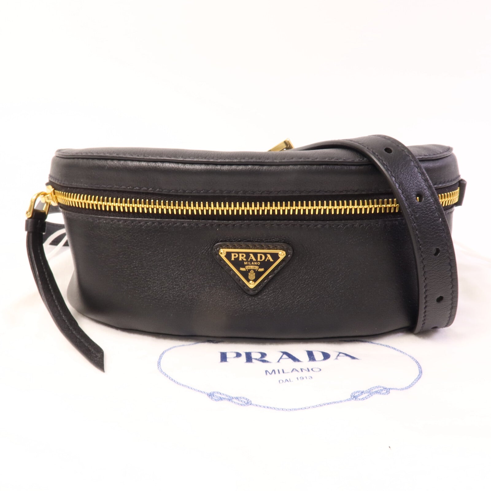 PRADA 牛皮皮革Waist Bag腰包