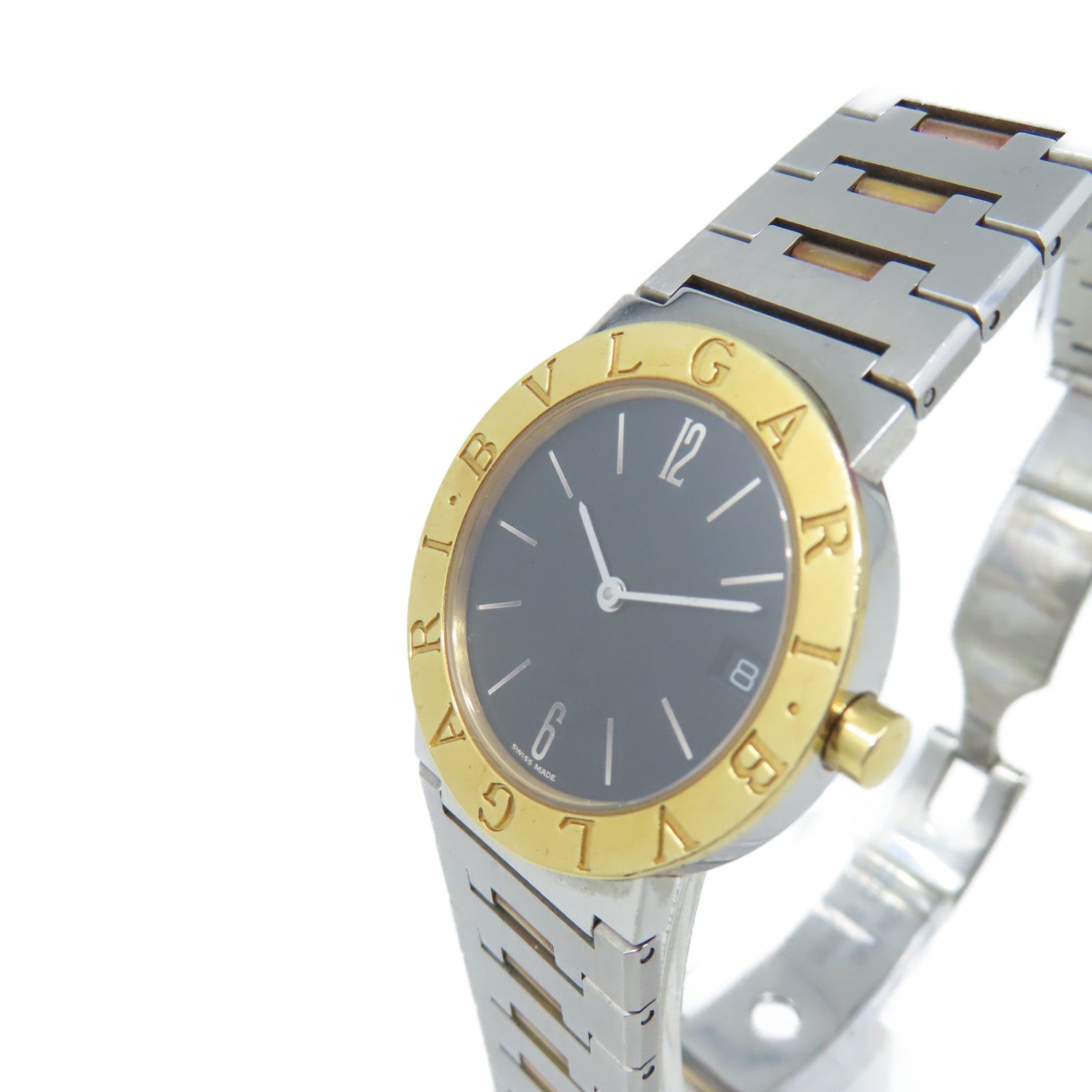 BVLGARI 【激減優惠】Bvlgari Watch 18K黃金/不鏽鋼石英機芯手錶黑色/銀色/金色