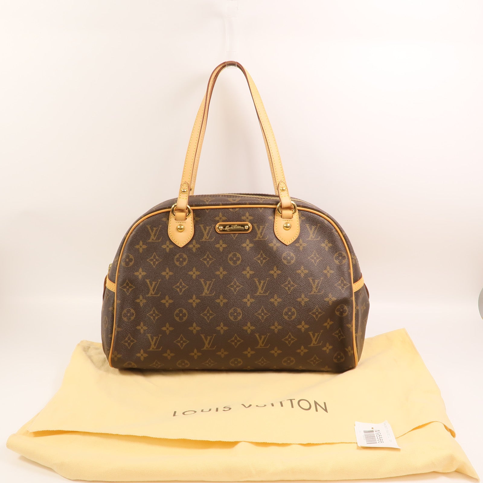 LOUIS VUITTON Monogram Montorgueil GM金扣肩背袋