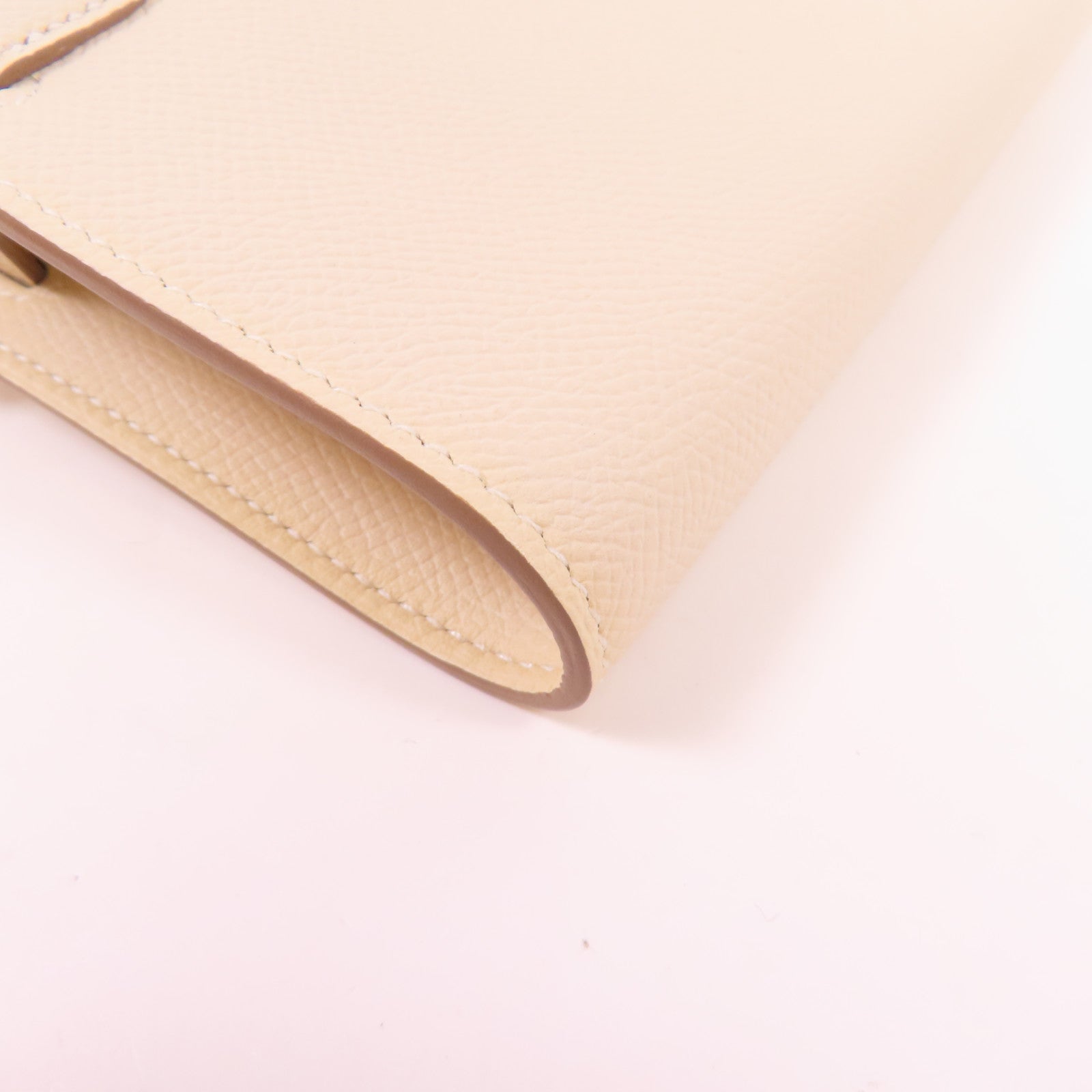 HERMES Epsom皮革Kelly To Go金扣肩背袋Craie