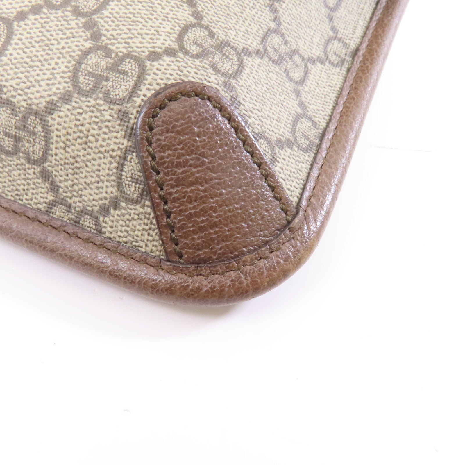 GUCCI 【激減優惠】塗層帆布Neo Vintage GG Supreme金扣腰包啡色