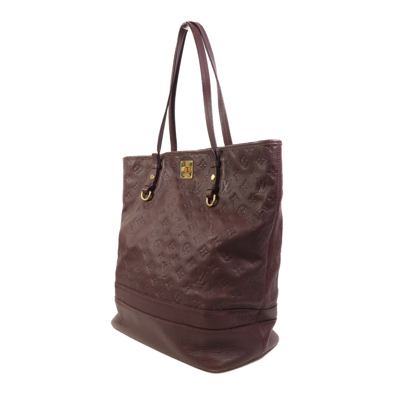LOUIS VUITTON Monogram Empreinte Citadine PM金扣肩背袋