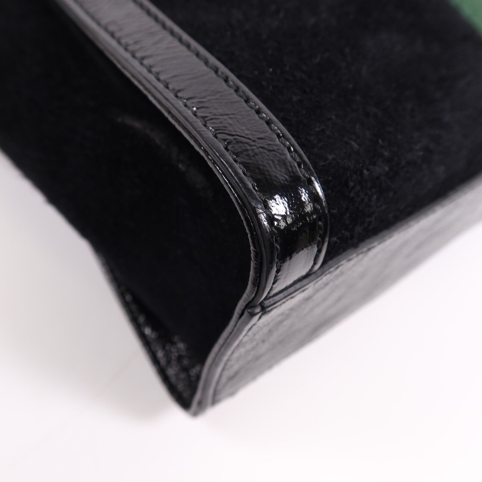 GUCCI 麂皮皮革Chain Shoulder Bag金扣手挽肩背兩用袋