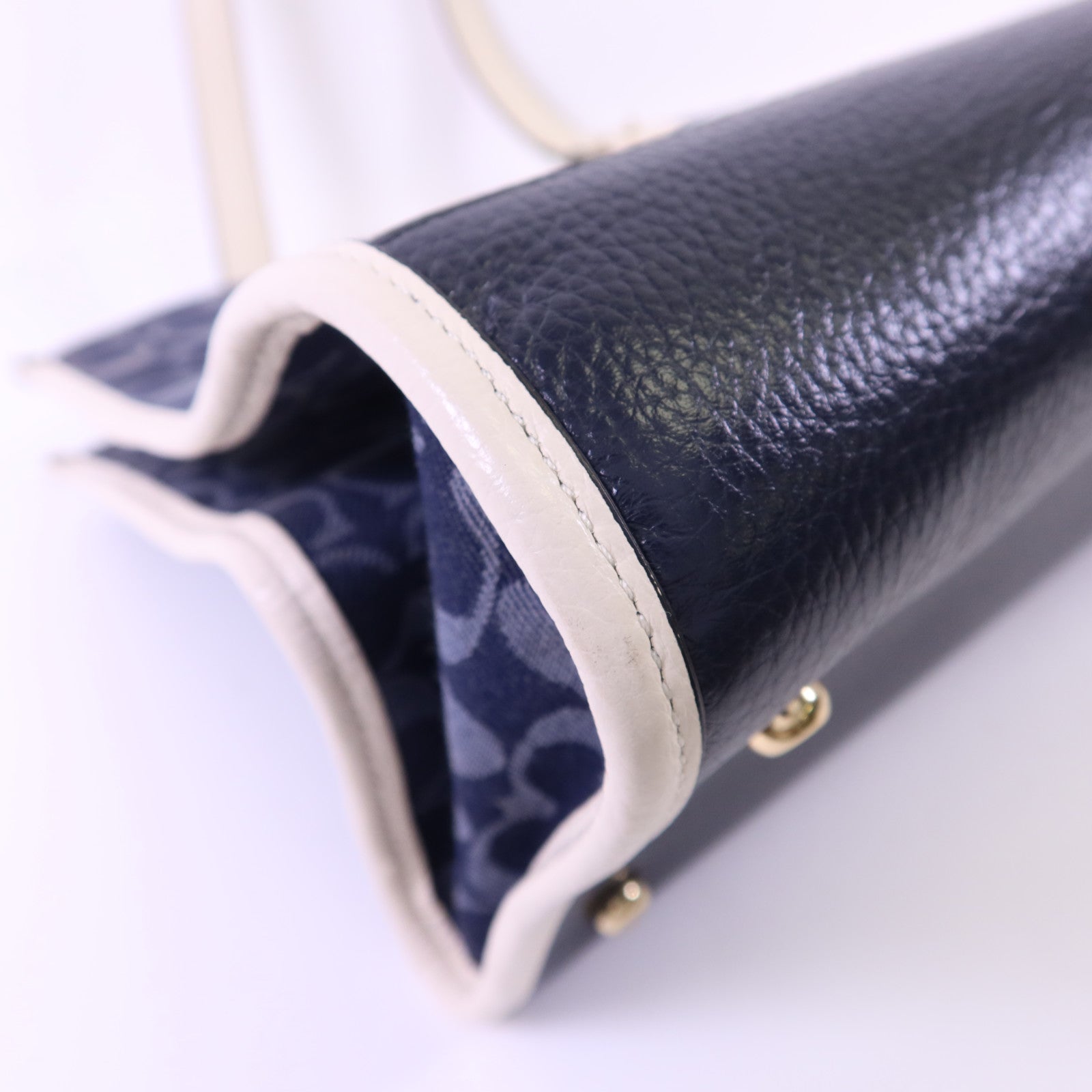 COACH 帆布Dempsey Tote Bag金扣手挽袋