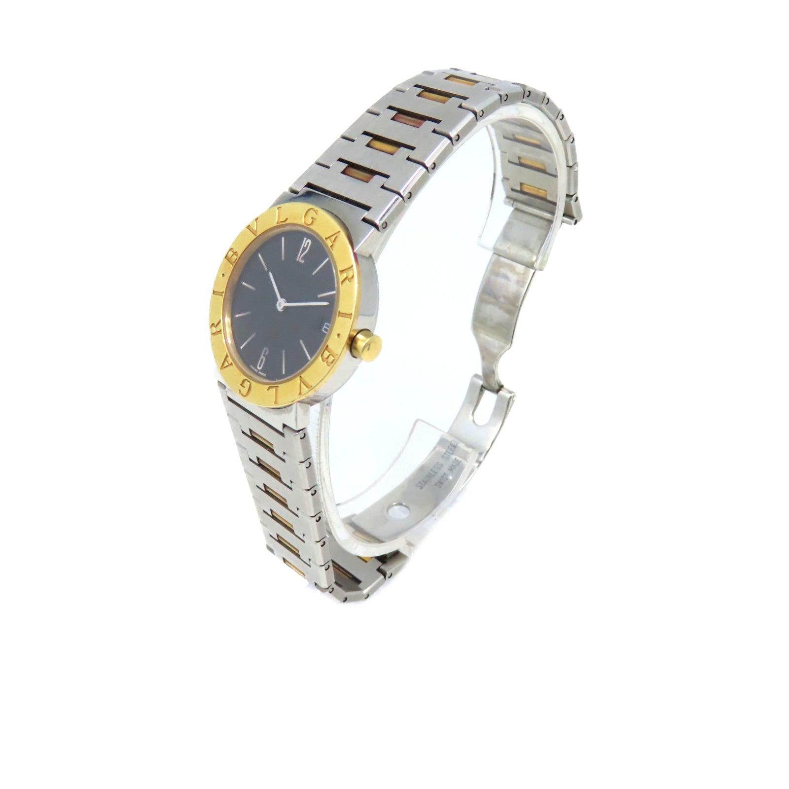 BVLGARI 【激減優惠】Bvlgari Watch 18K黃金/不鏽鋼石英機芯手錶黑色/銀色/金色