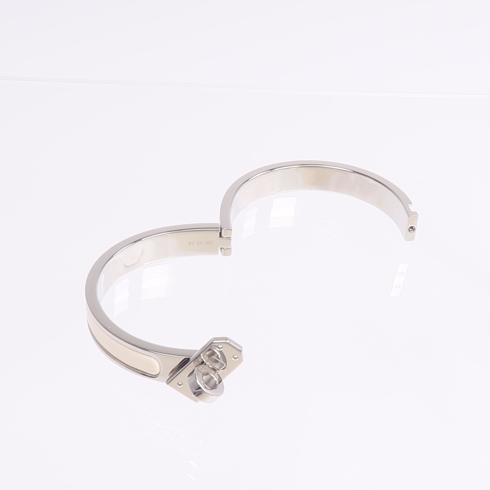 HERMES 金屬/琺瑯Mini Clic Kelly手鐲