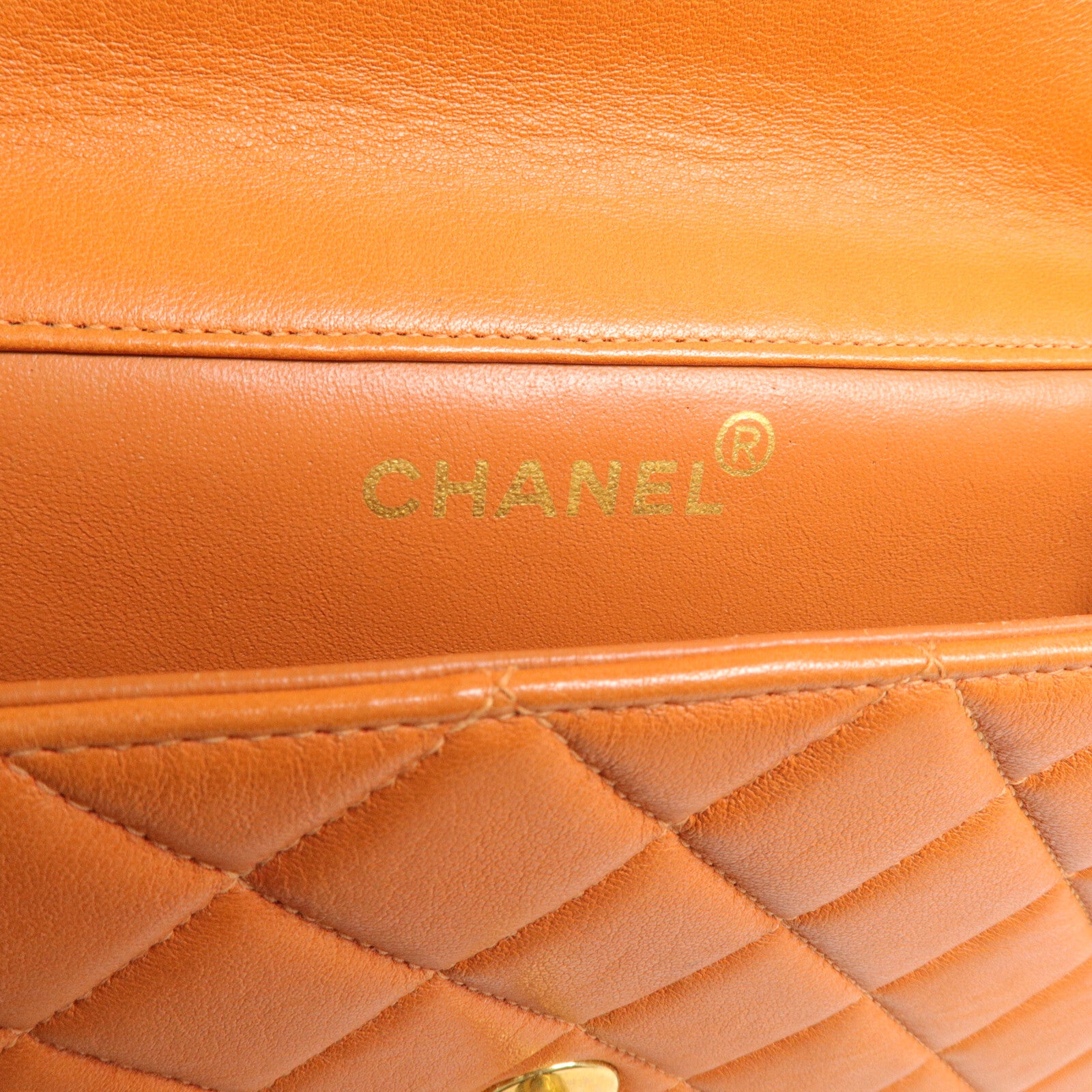 CHANEL 羊皮皮革Vintage Chain Shoulder鏈帶肩背袋