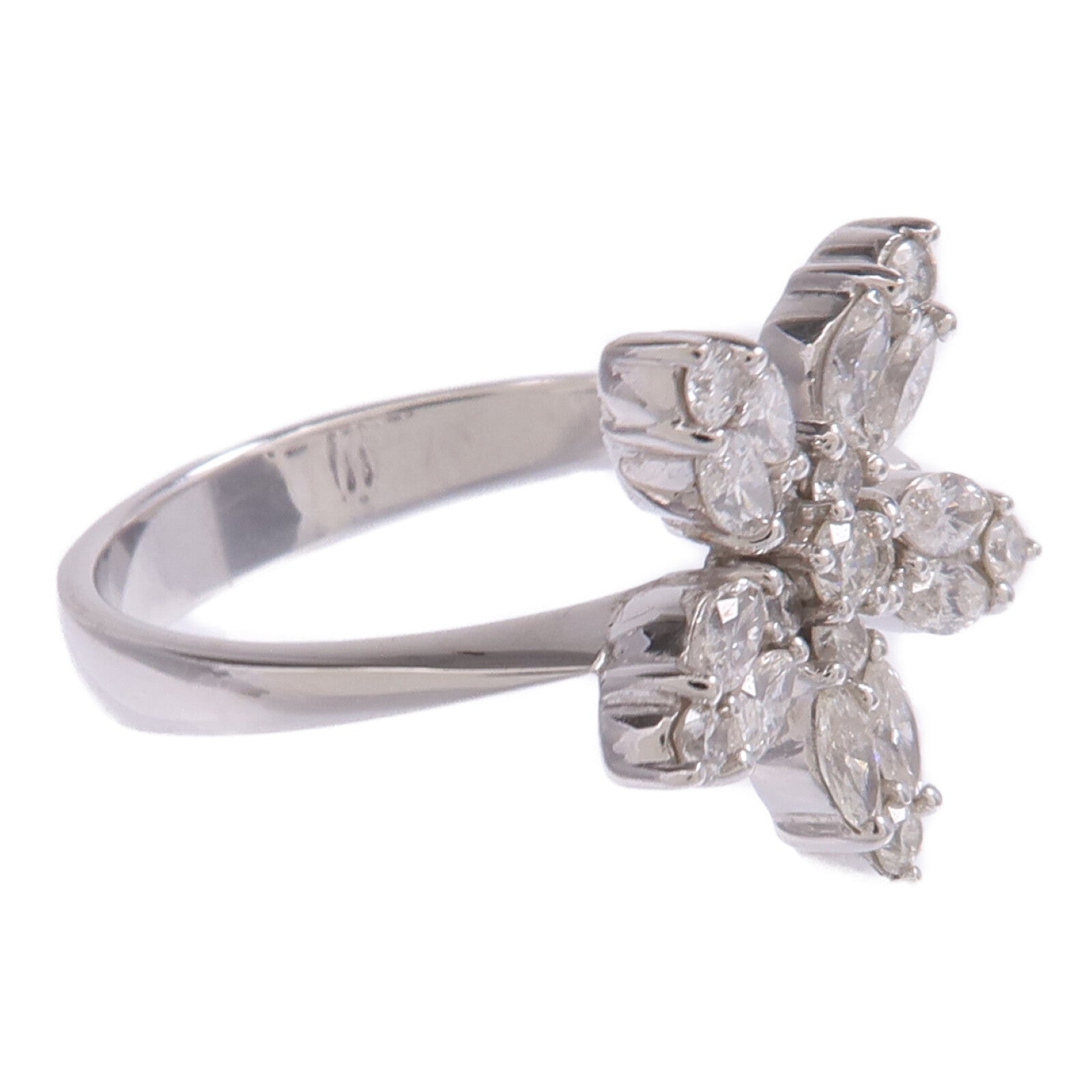 JEWELRY 【激減優惠】18K白金Diamond Ring鑽石戒指US#7.75
