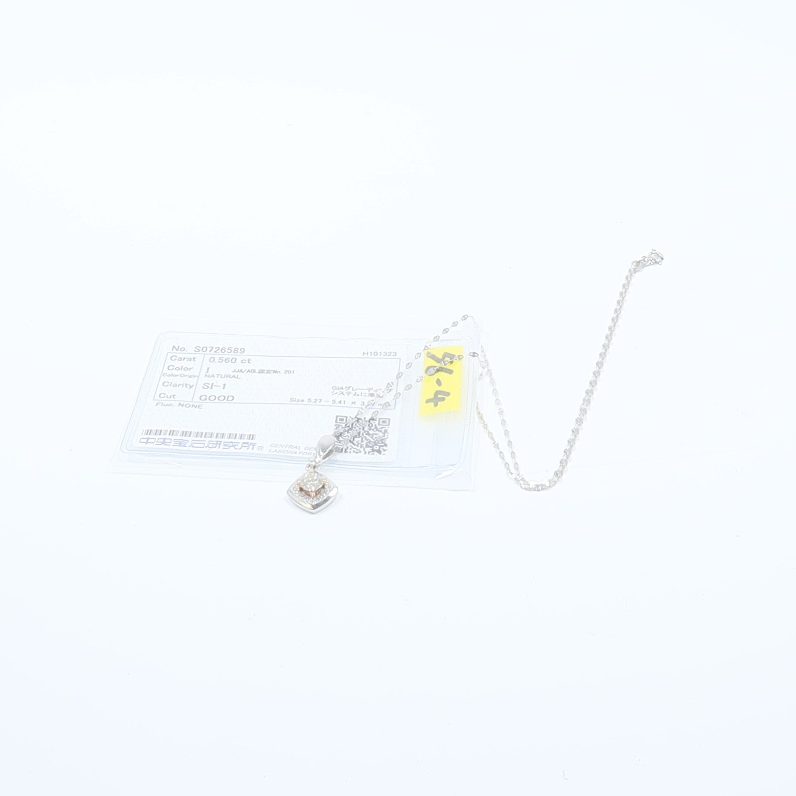 JEWELRY 18K玫瑰金/14K白金Diamond Necklace鑽石項鍊