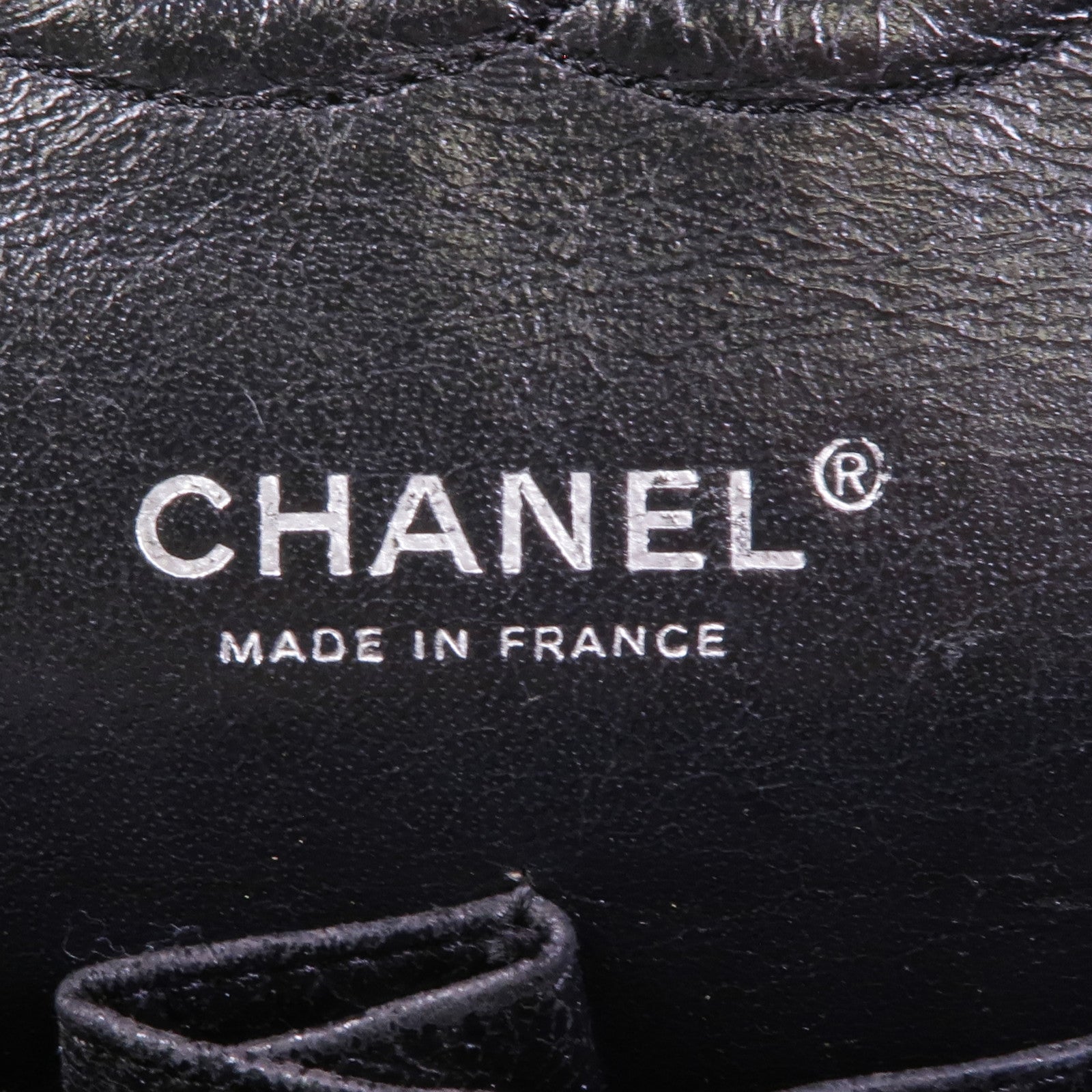 CHANEL 牛皮皮革Classic 25銀扣鏈帶肩背袋