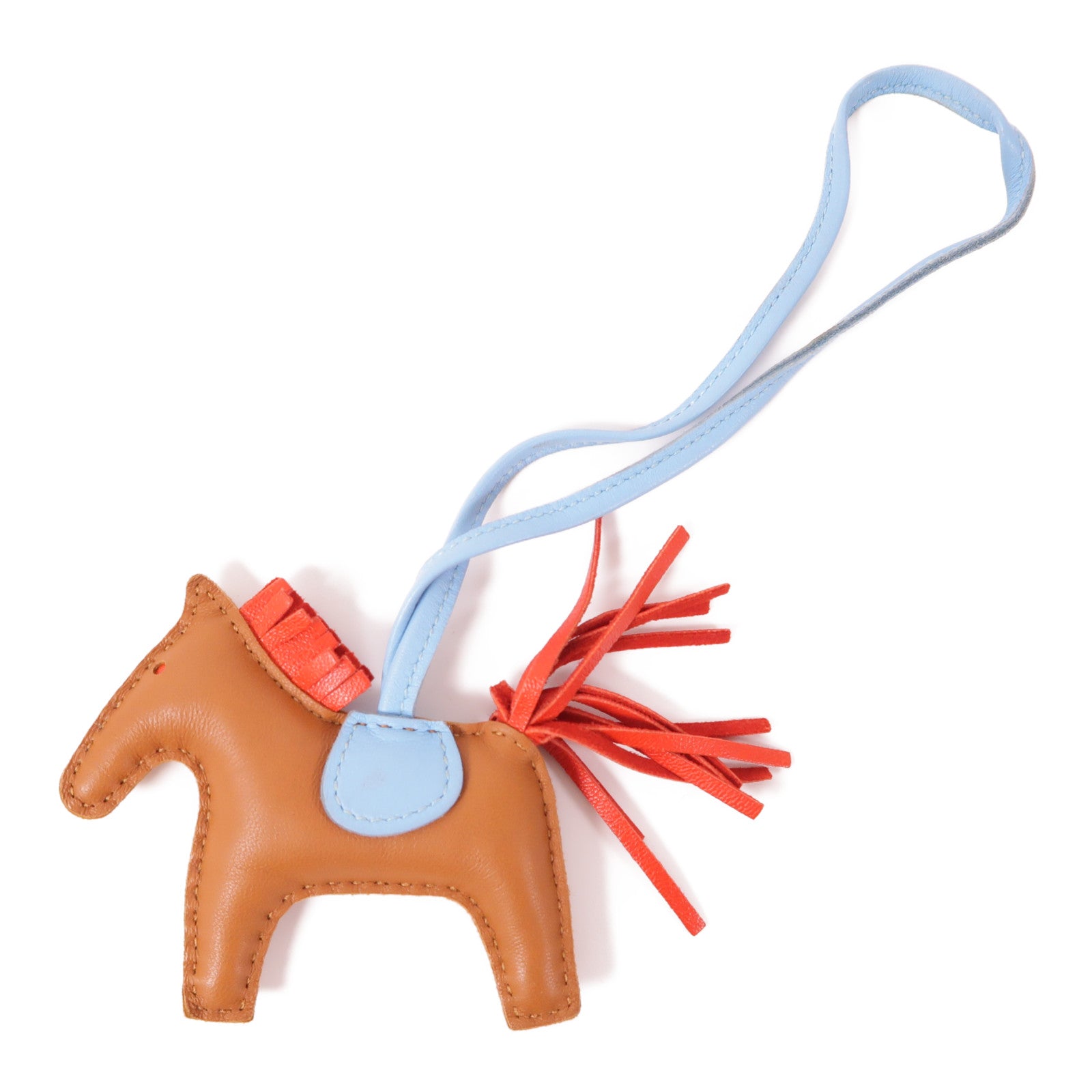 HERMES Milo皮革Rodeo PM掛飾