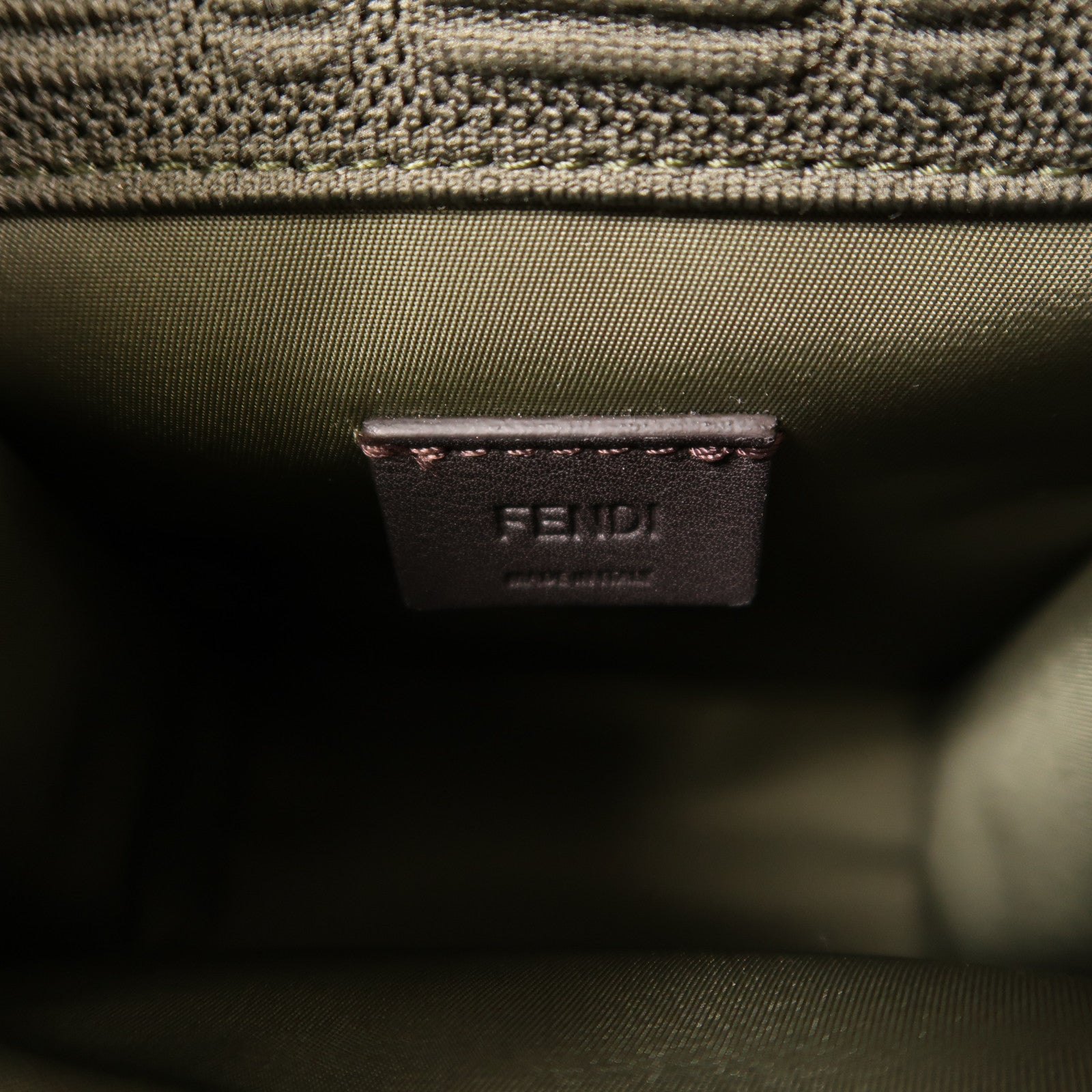 FENDI 【激減優惠】針織布料Sunshin銀扣手挽肩背兩用袋