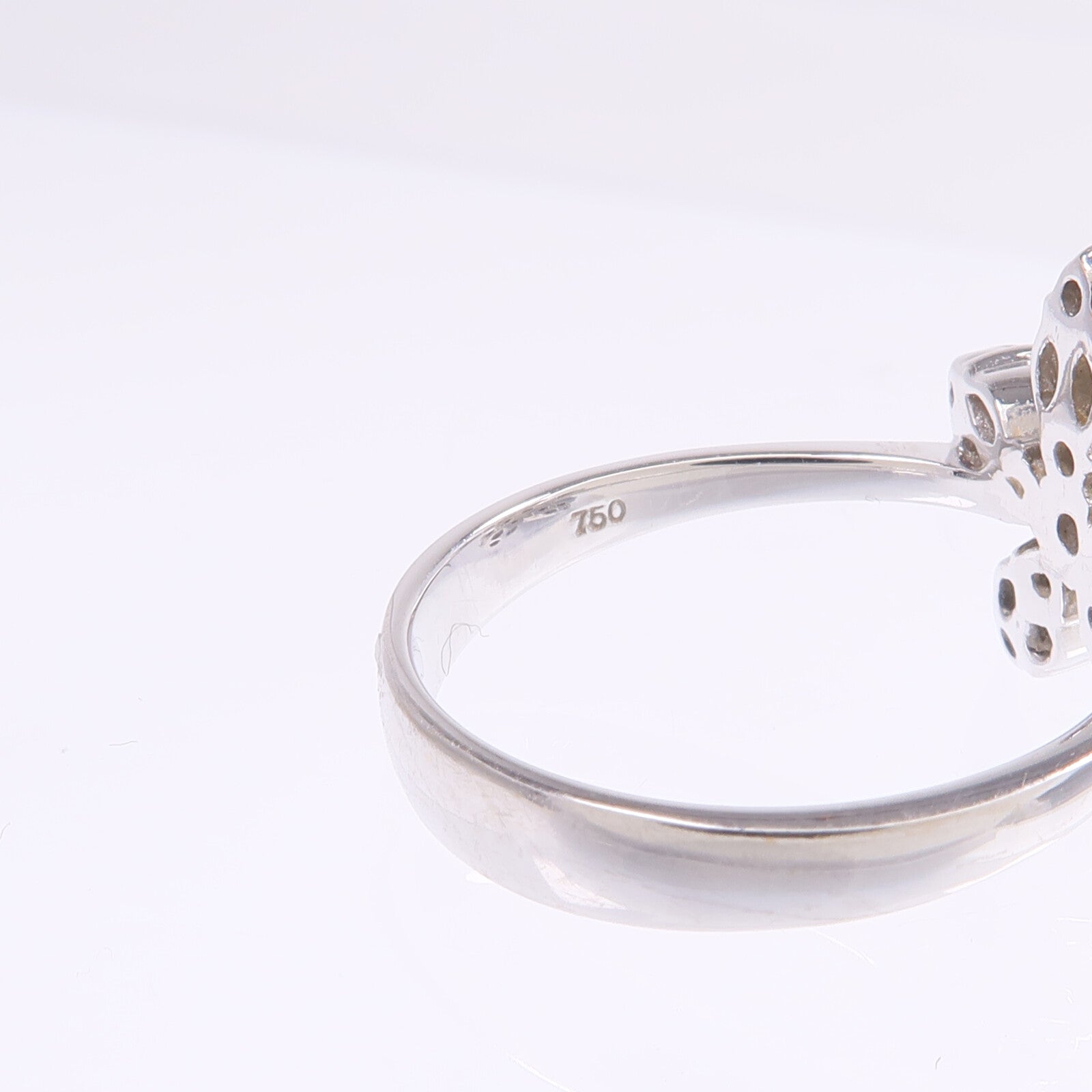 JEWELRY 【激減優惠】18K白金Diamond Ring鑽石戒指US#7.75
