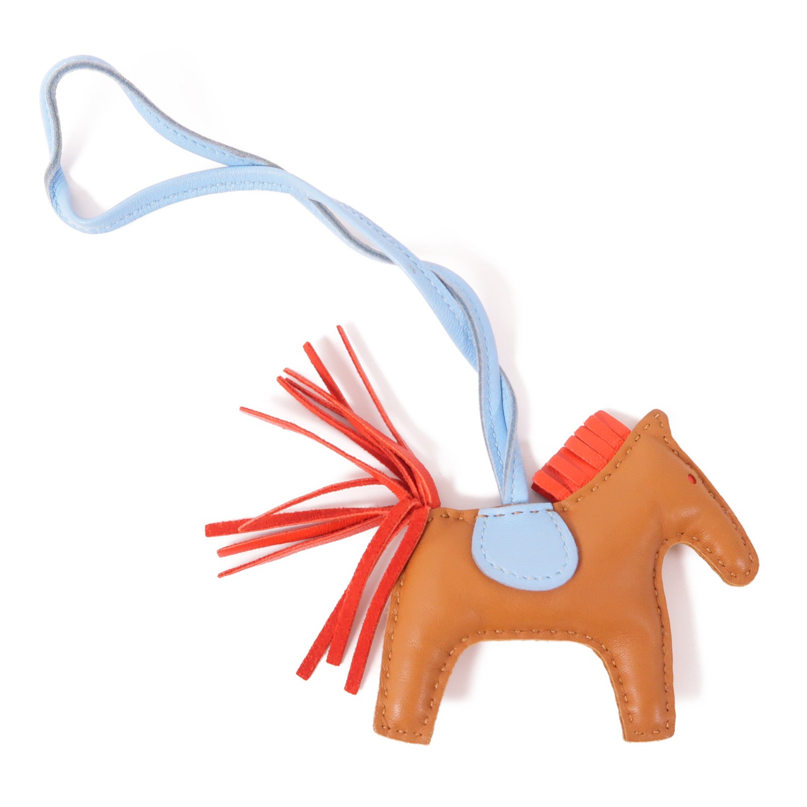 HERMES Milo皮革Rodeo PM掛飾