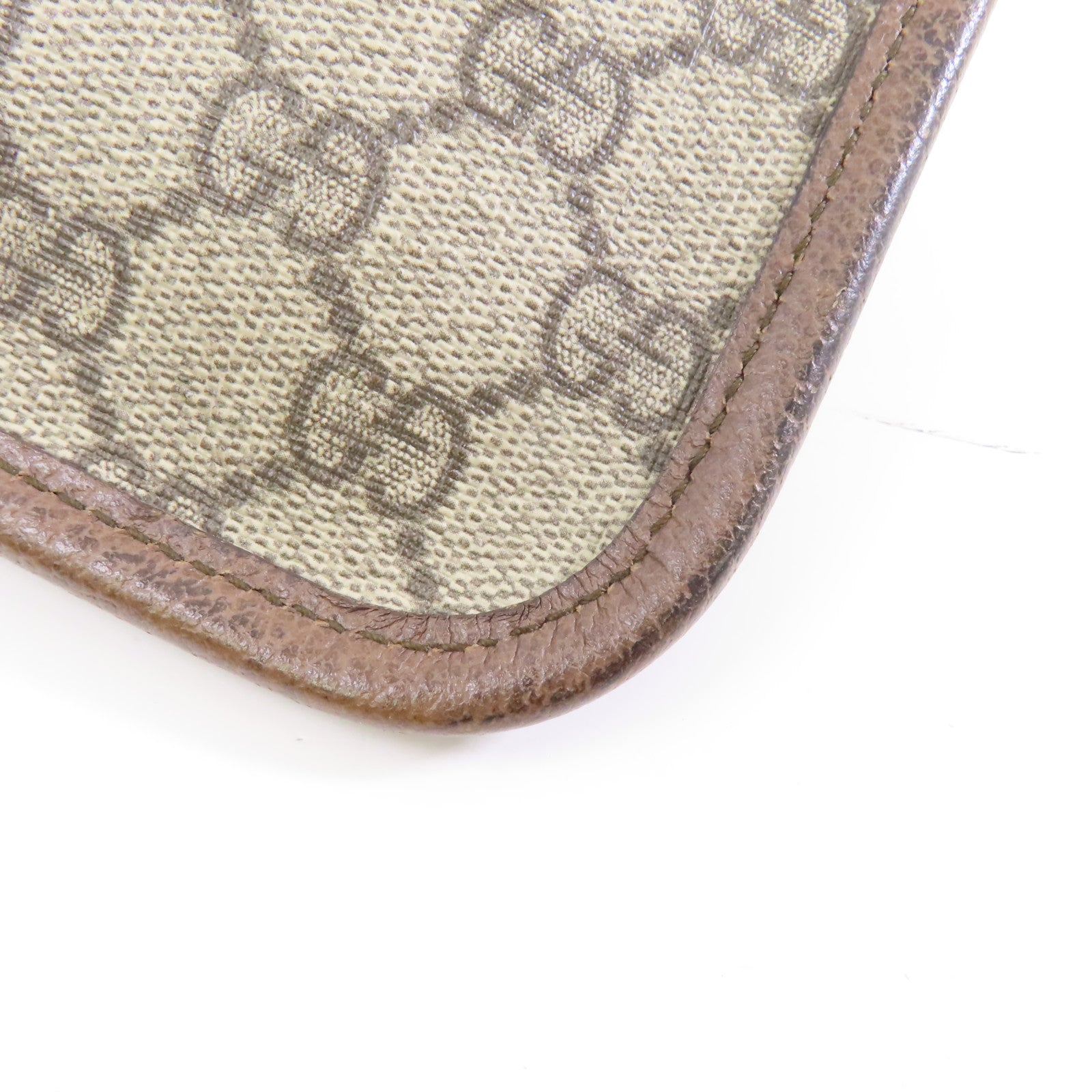 GUCCI 【激減優惠】塗層帆布Neo Vintage GG Supreme金扣腰包啡色