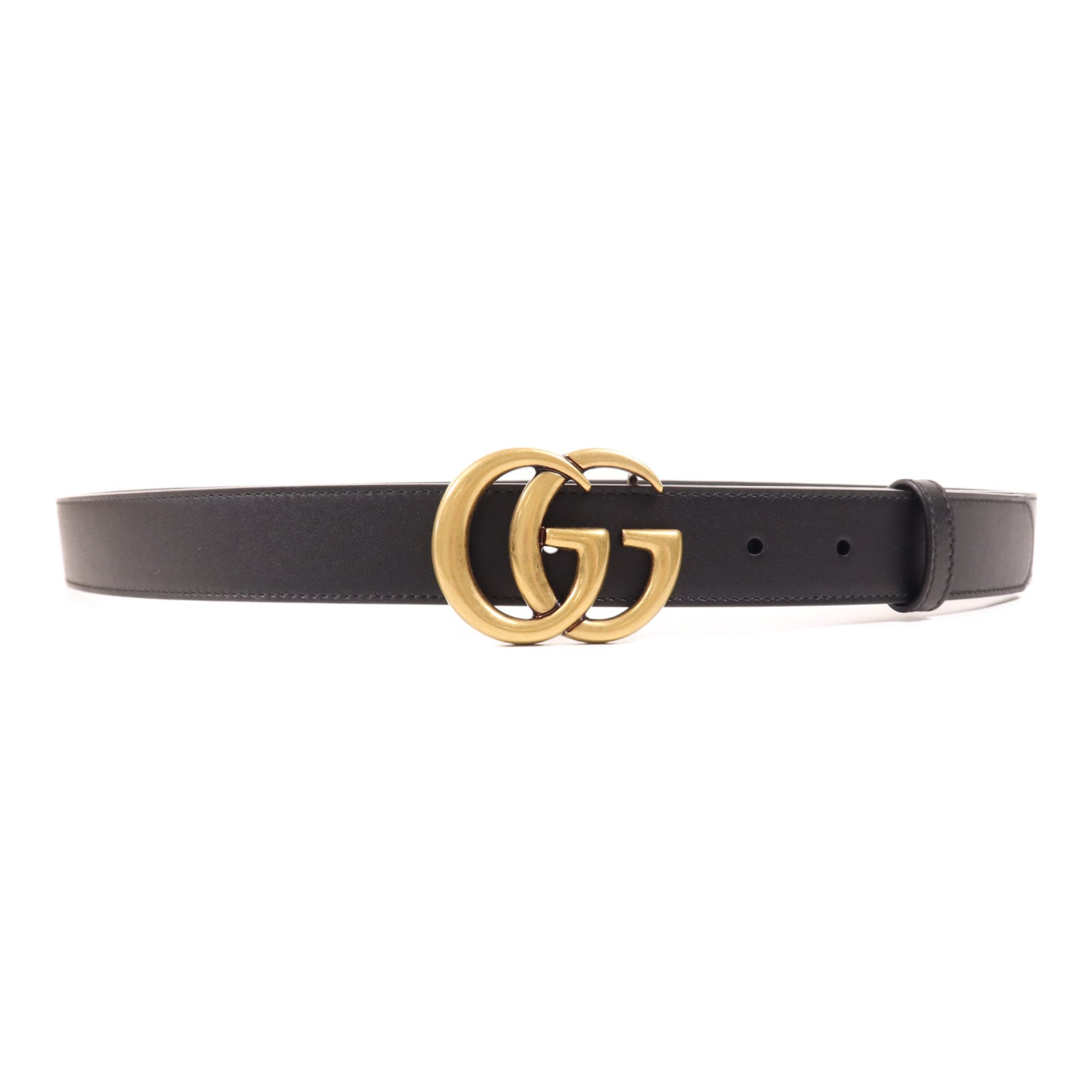 GUCCI 牛皮皮革Belt金扣皮帶