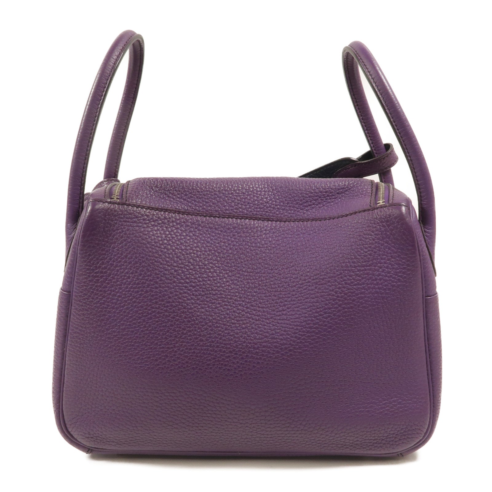 HERMES Clemence皮革Lindy 26手挽肩背兩用袋Ultraviolet