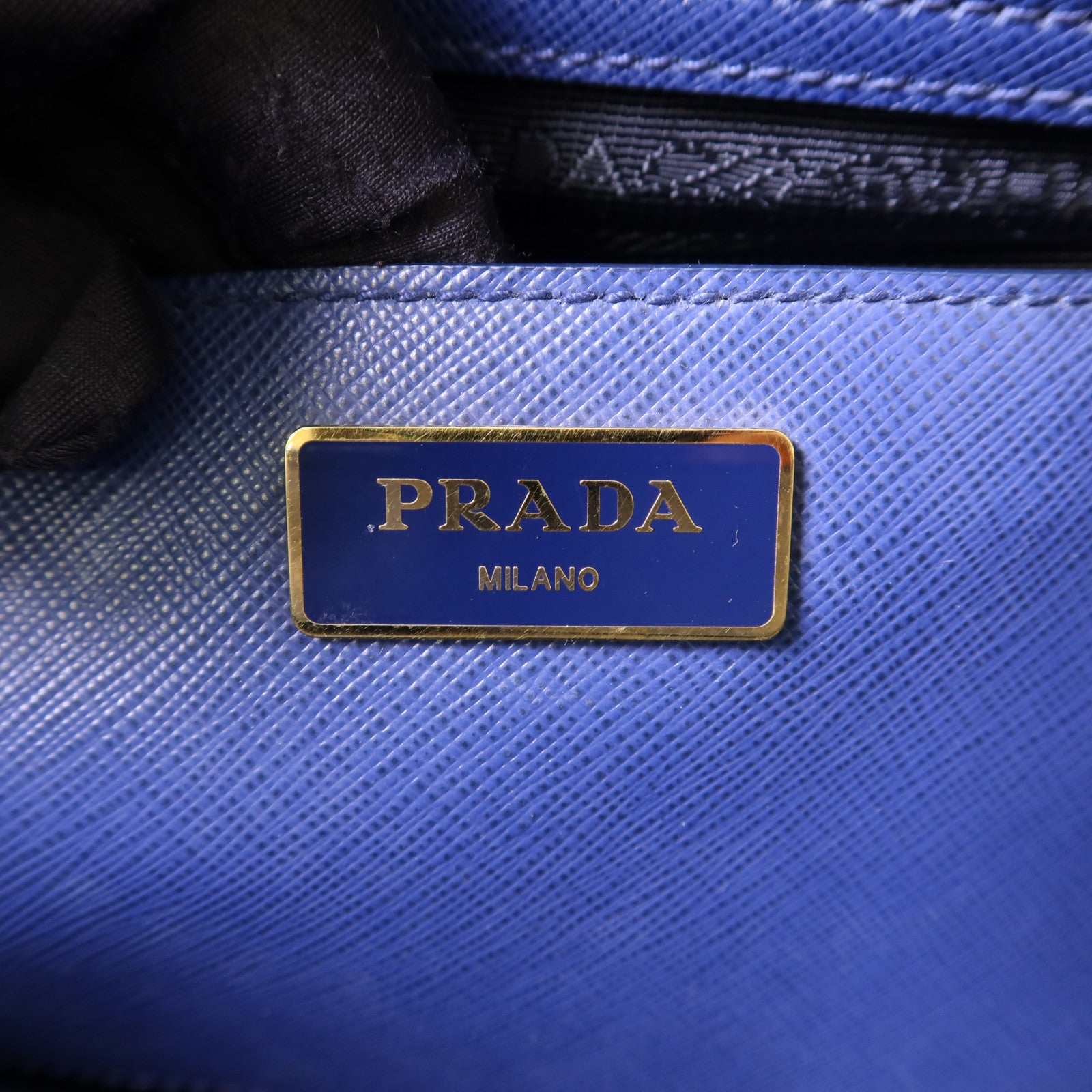 PRADA Saffiano皮革2 Way Shoulder Bag金扣手挽肩背兩用袋