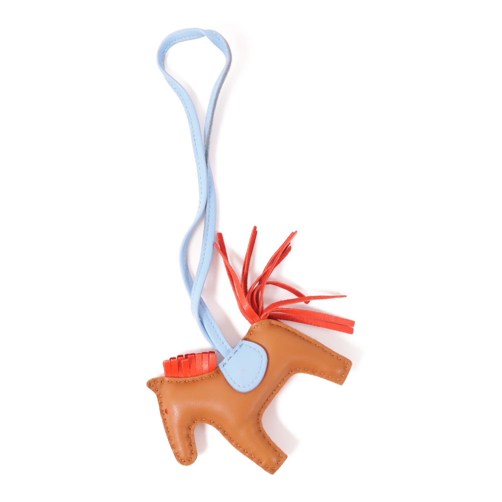 HERMES Milo皮革Rodeo PM掛飾