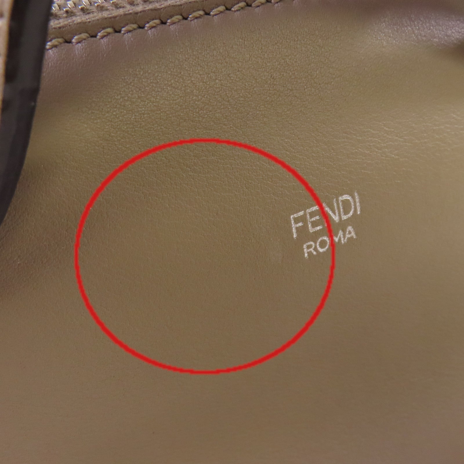 FENDI 牛皮皮革By The Way Mini 2Way Shoulder Bag銀扣手挽肩背兩用袋灰色