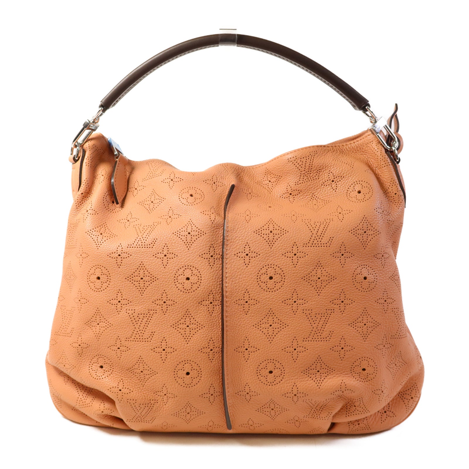 LOUIS VUITTON 牛皮皮革Selene銀扣手挽肩背兩用袋